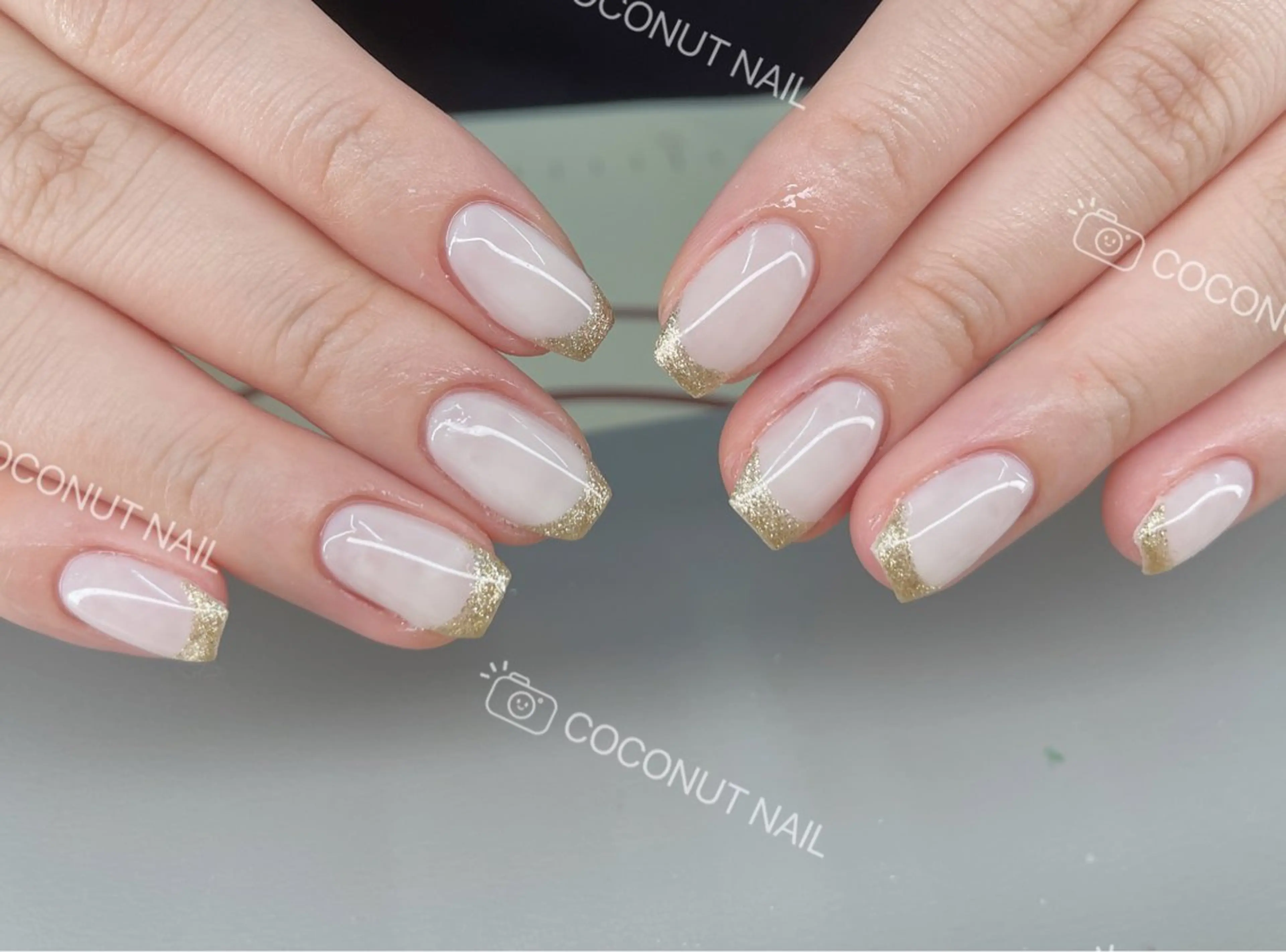 パーマ ハンドネイル 神田 ココナッツのネイルデザイン