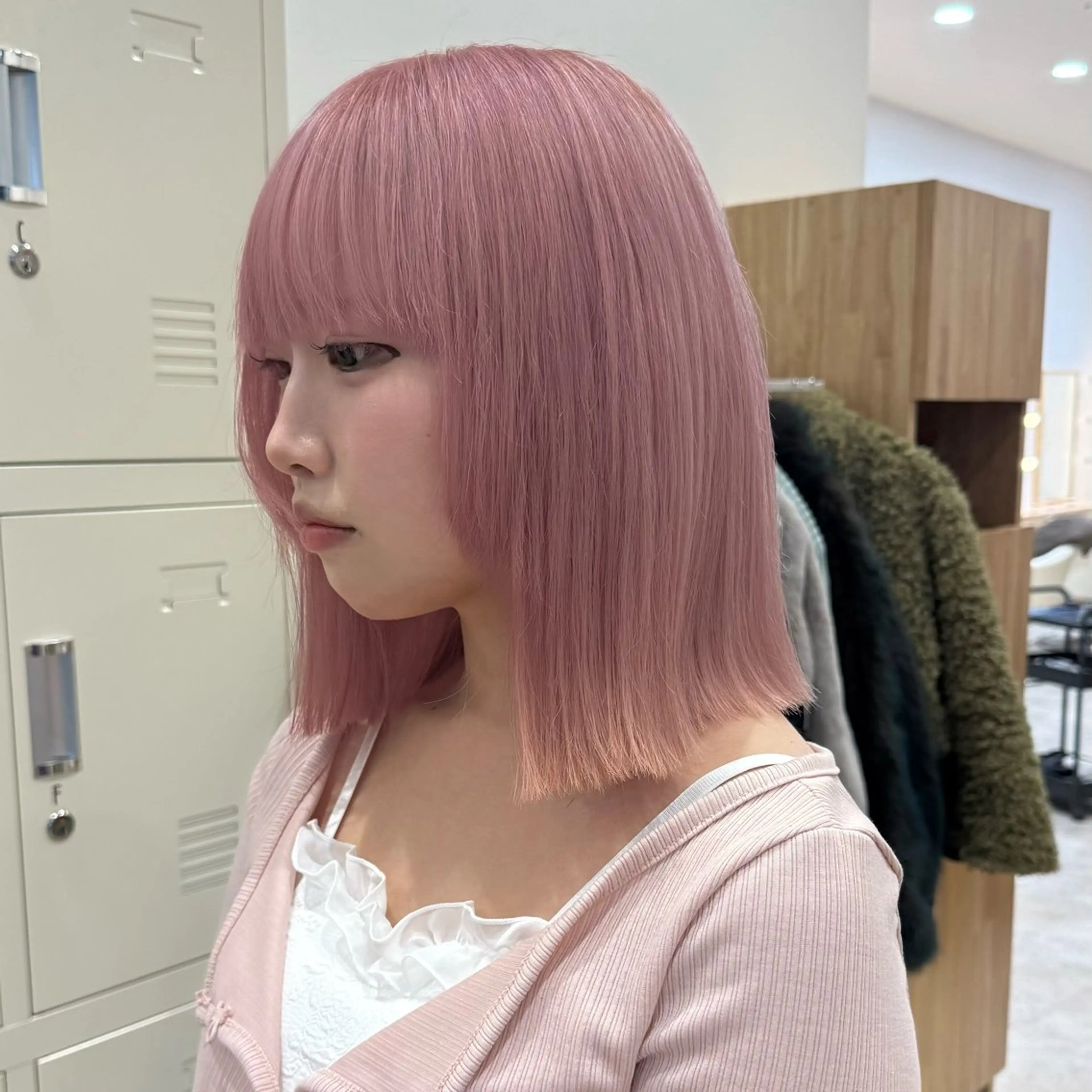 ミディアム カラー カット ヘアカラー トリートメント 柔らかいcolor ￤韓国￤🩰マユ🩰のヘアスタイル