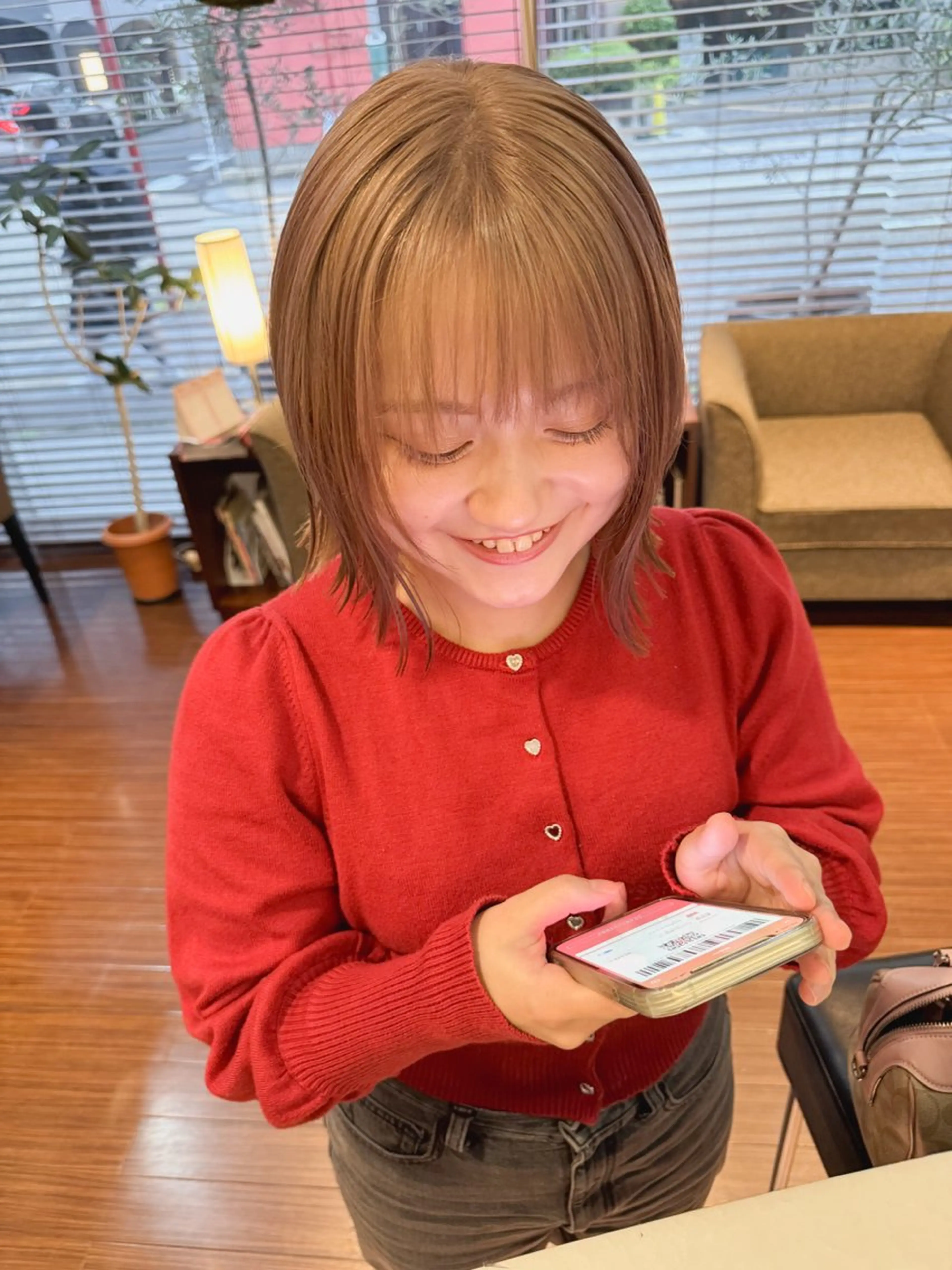 ショート カット ヘアカラー トリートメント maika /layer cutのヘアスタイル