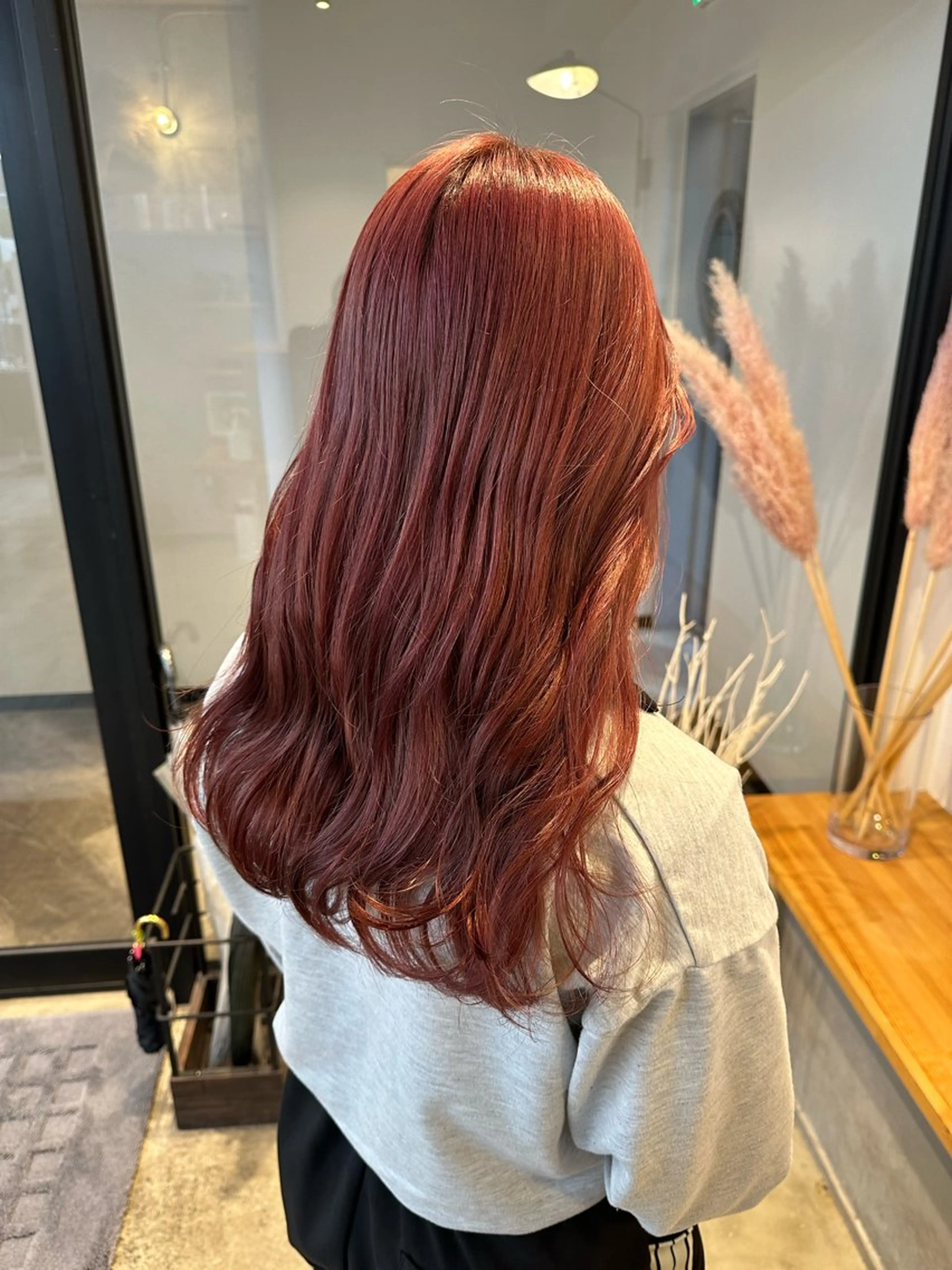 セミロング カラー ヘアカラー トリートメント yuika .のヘアスタイル