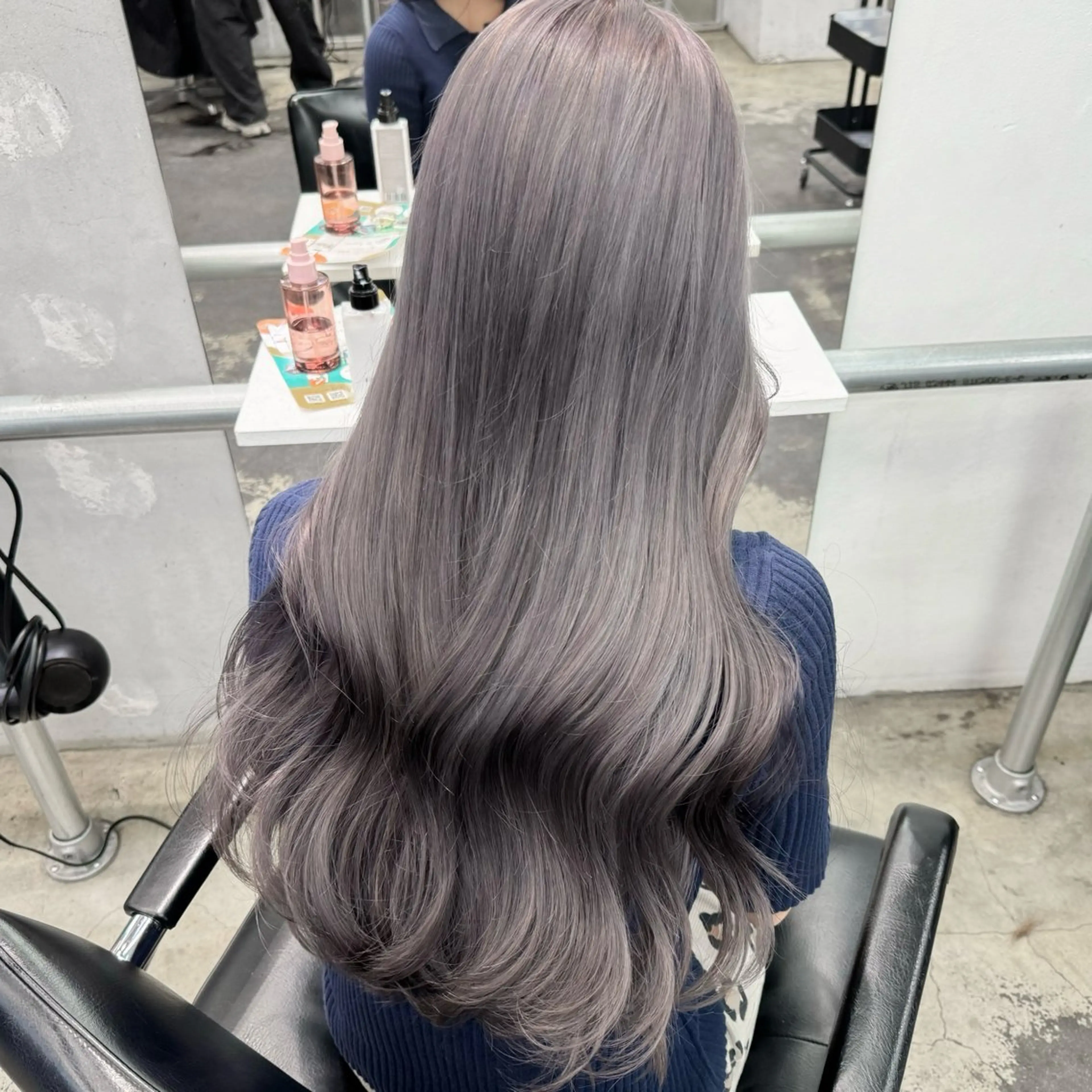 ロング カラー ヘアアレンジ 💗💗韓国レイヤー yu-ki💗💗のヘアスタイル