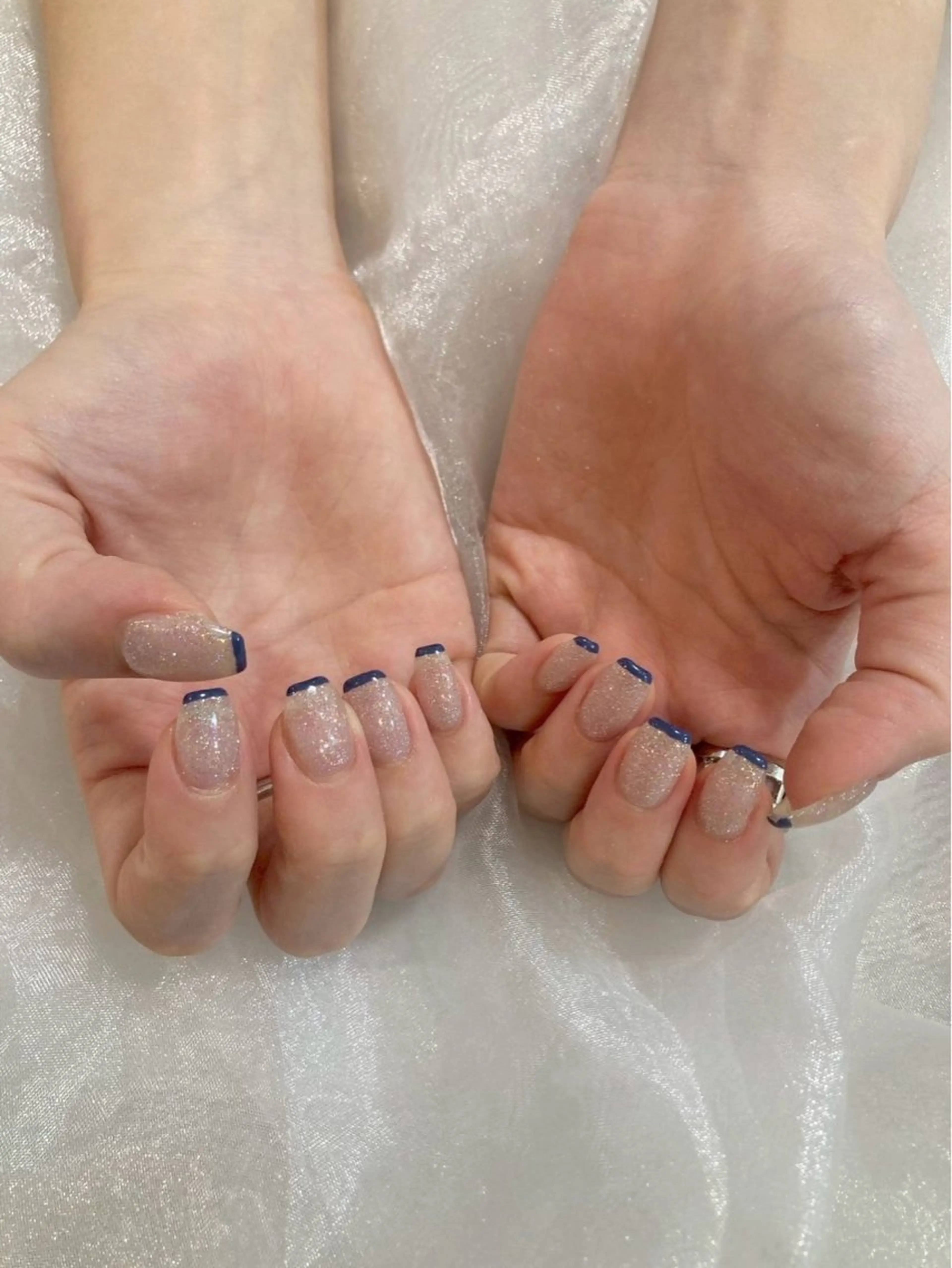 ネイル マグネットネイル ワンホンネイル ハンドネイル lalaroom. nailsalon航空公園店所属・lala room.のネイルデザイン