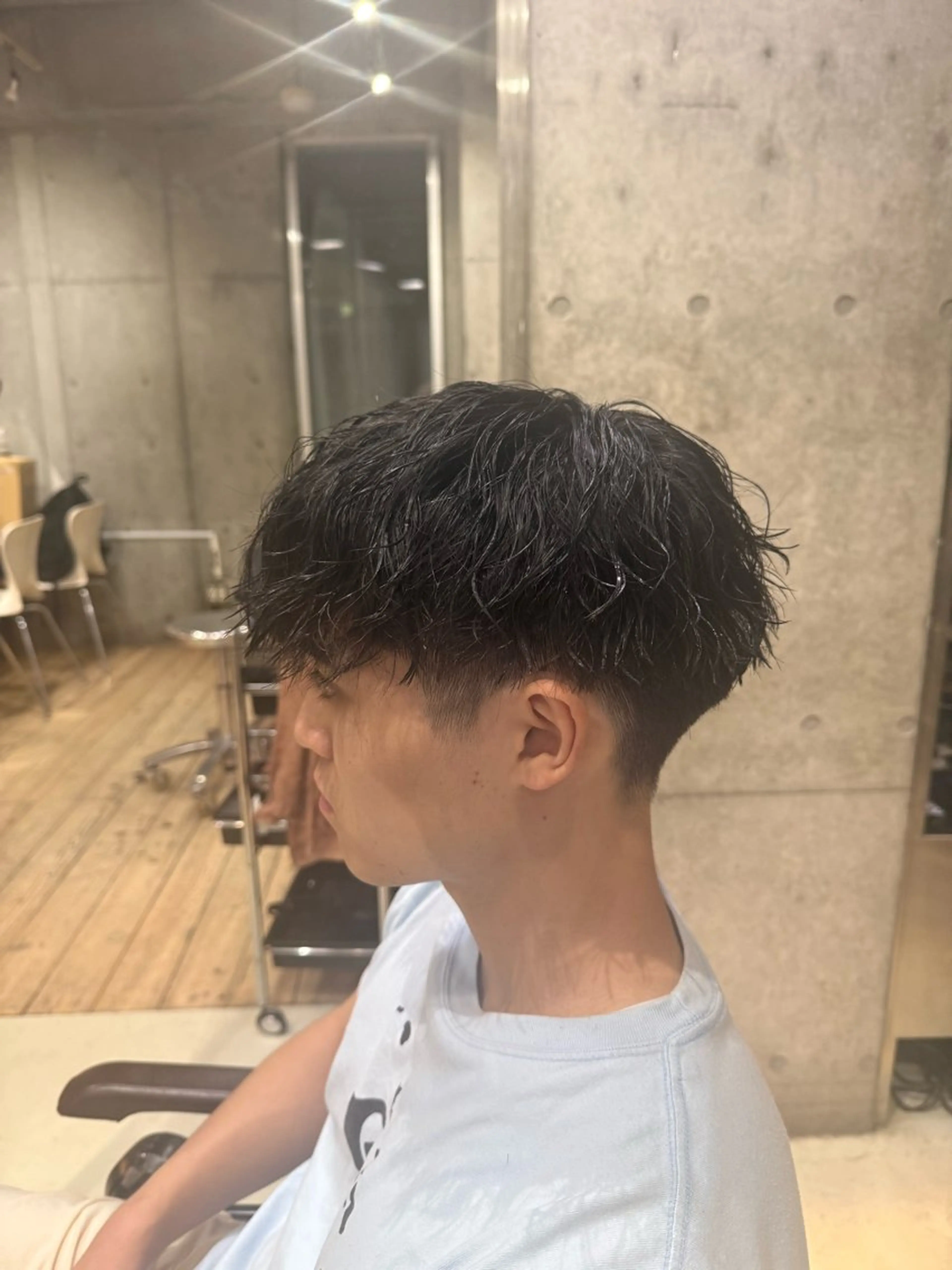 パーマ メンズ 当日予約⭕️ fifth渋谷太田のヘアスタイル