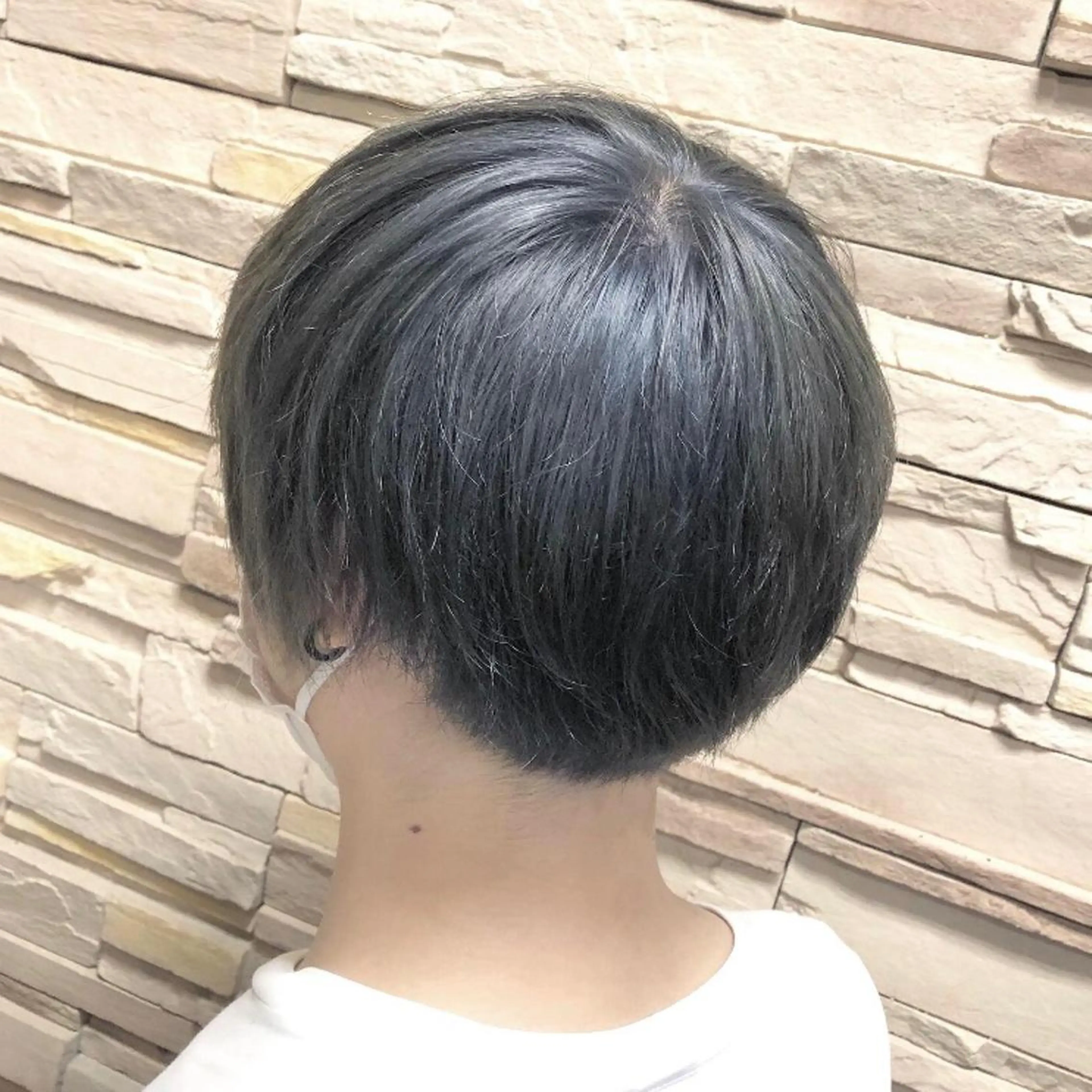 メンズ ミニボブ/カット モデル/渋谷/ 宍戸のヘアスタイル