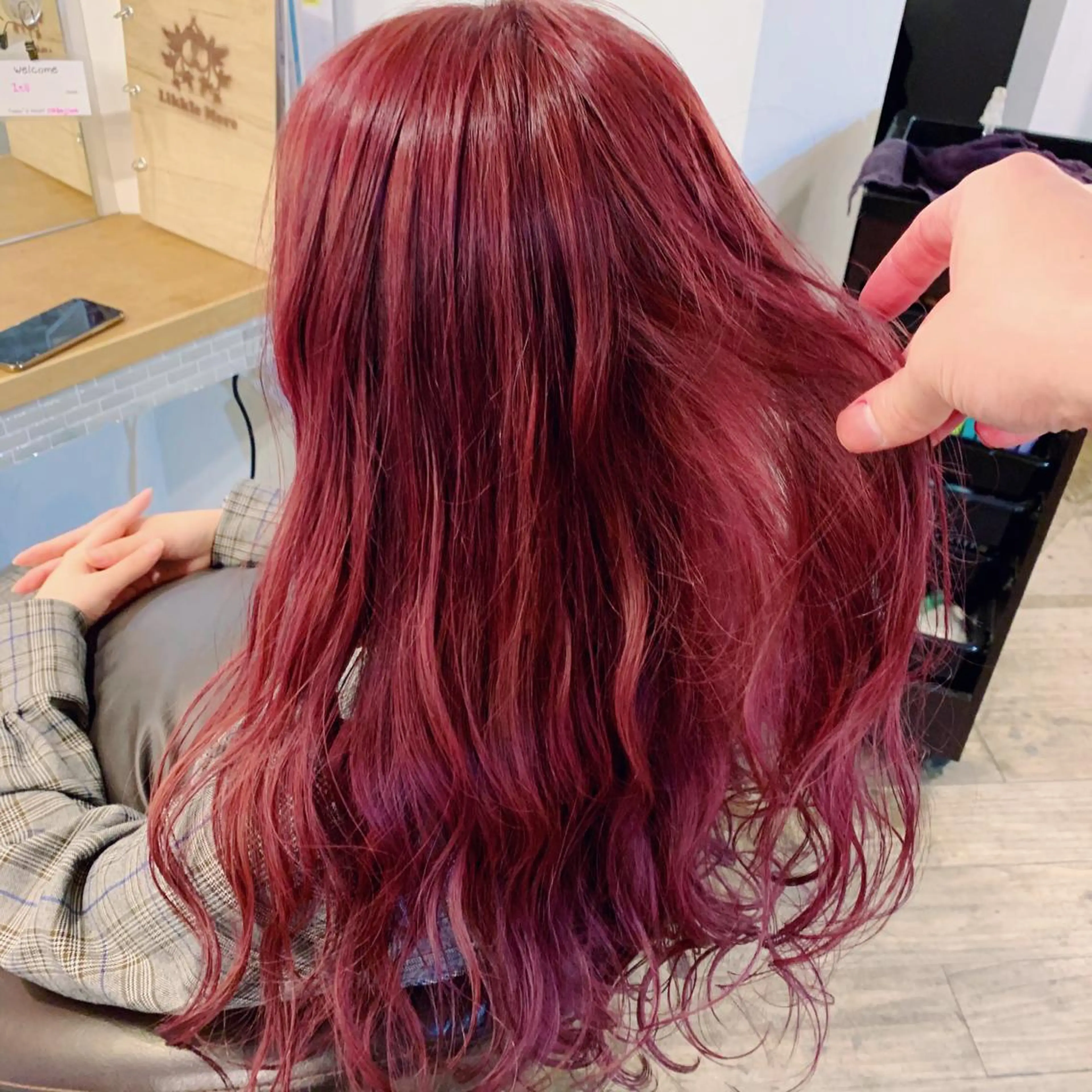 カラー ピンクカラー 中嶋 【ナカジマ】のヘアスタイル