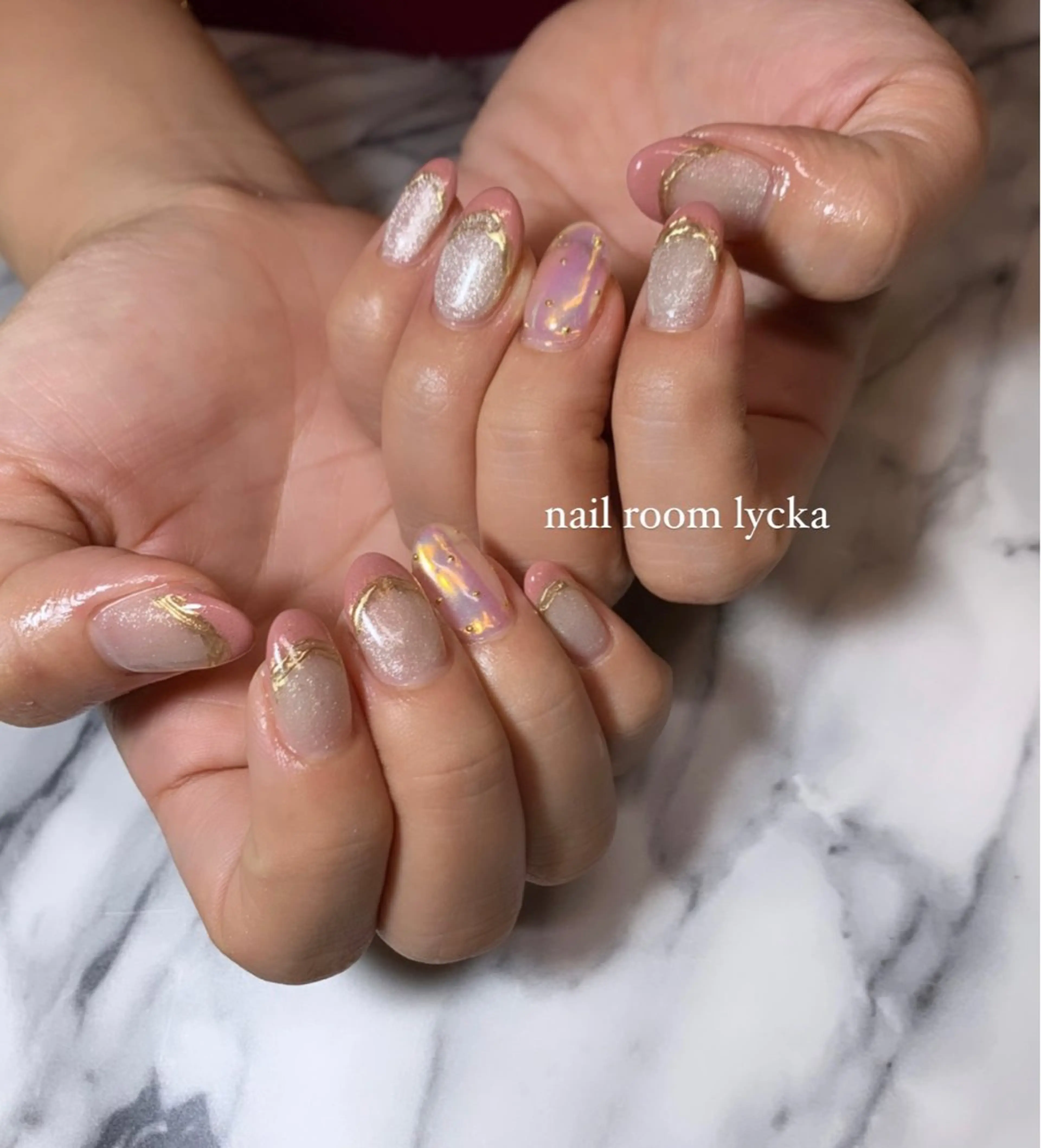 ネイル ﾈｲﾙﾙｰﾑﾘｯｶ 𝐦𝐚𝐲𝐮のネイルデザイン