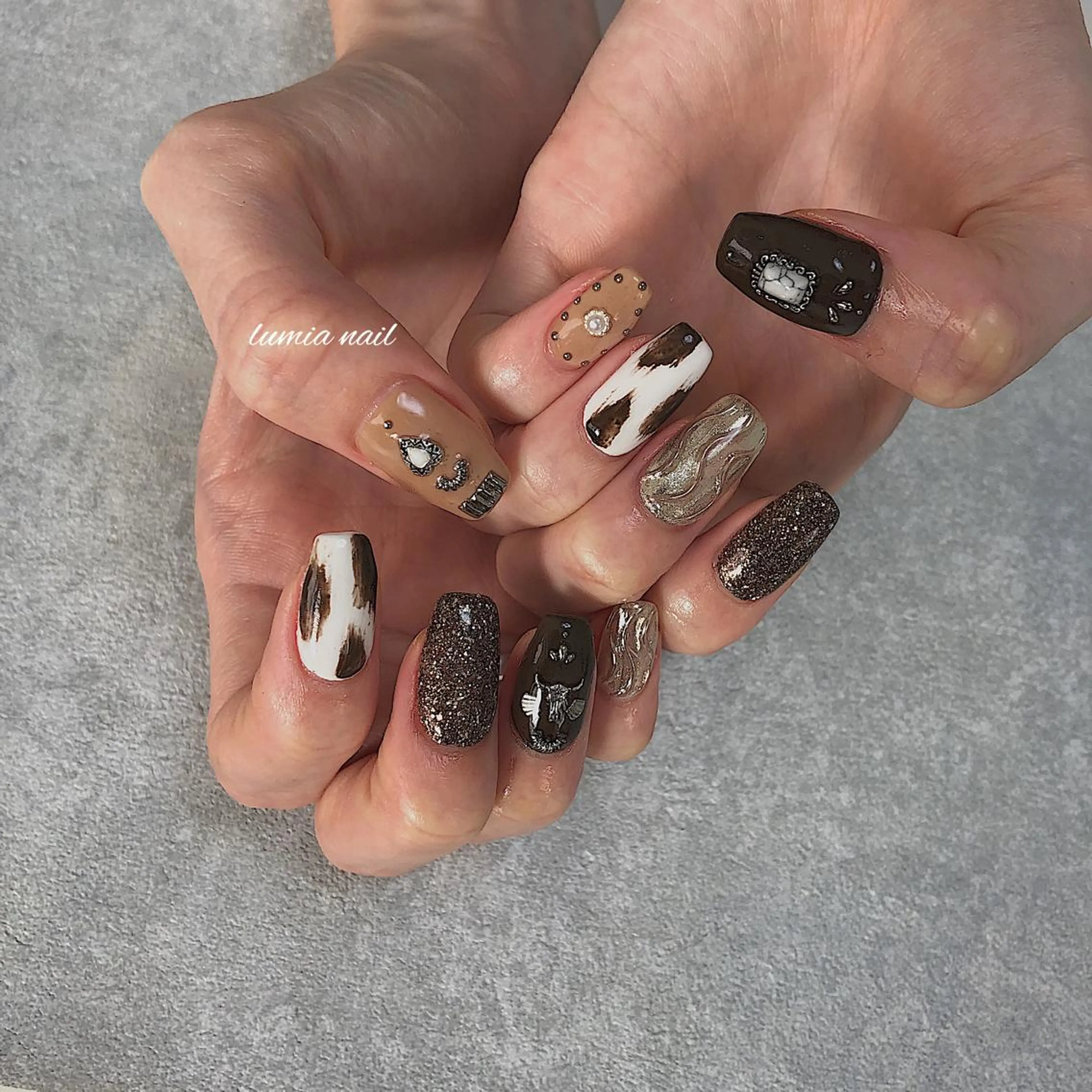 ネイル nail&eyelash Rine所属・Rine 放出 (リネ)のネイルデザイン