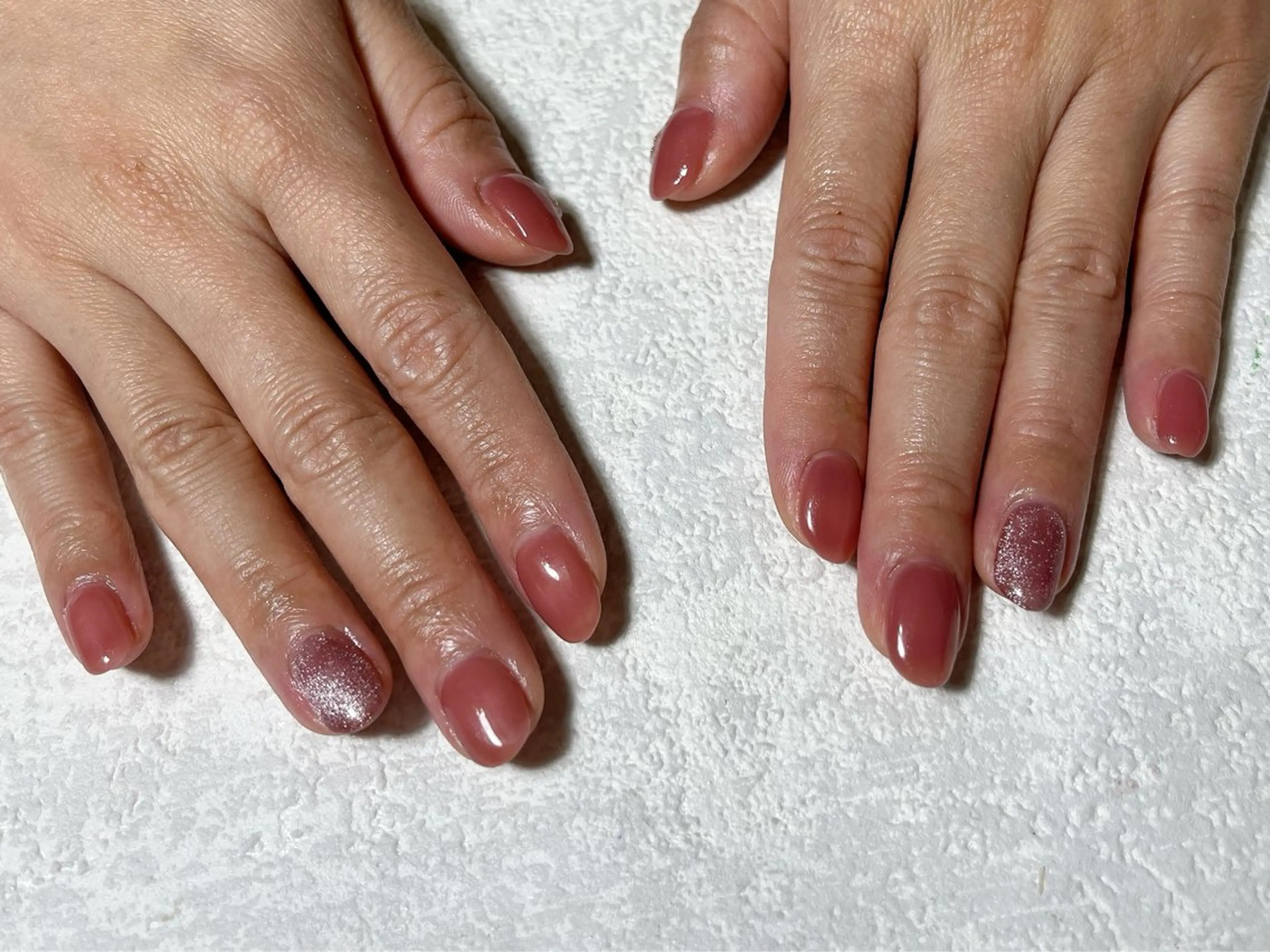 ネイル オーロラネイル フットネイル フレンチネイル ジェルネイル 韓国ネイル kikinail 溝の口のネイルデザイン