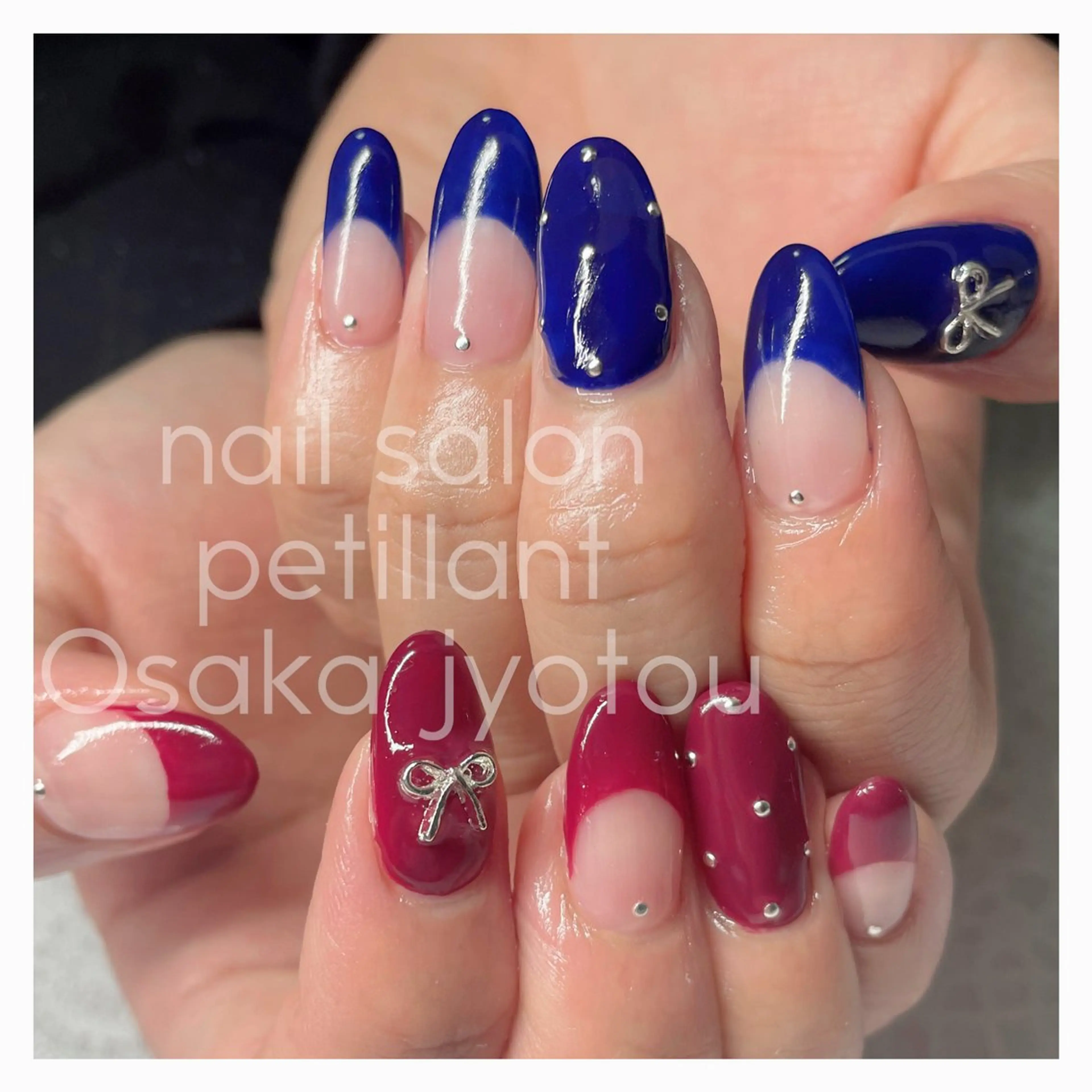 ネイル アートネイル 長さ出し フレンチネイル petillant所属・nail salon petillantのネイルデザイン