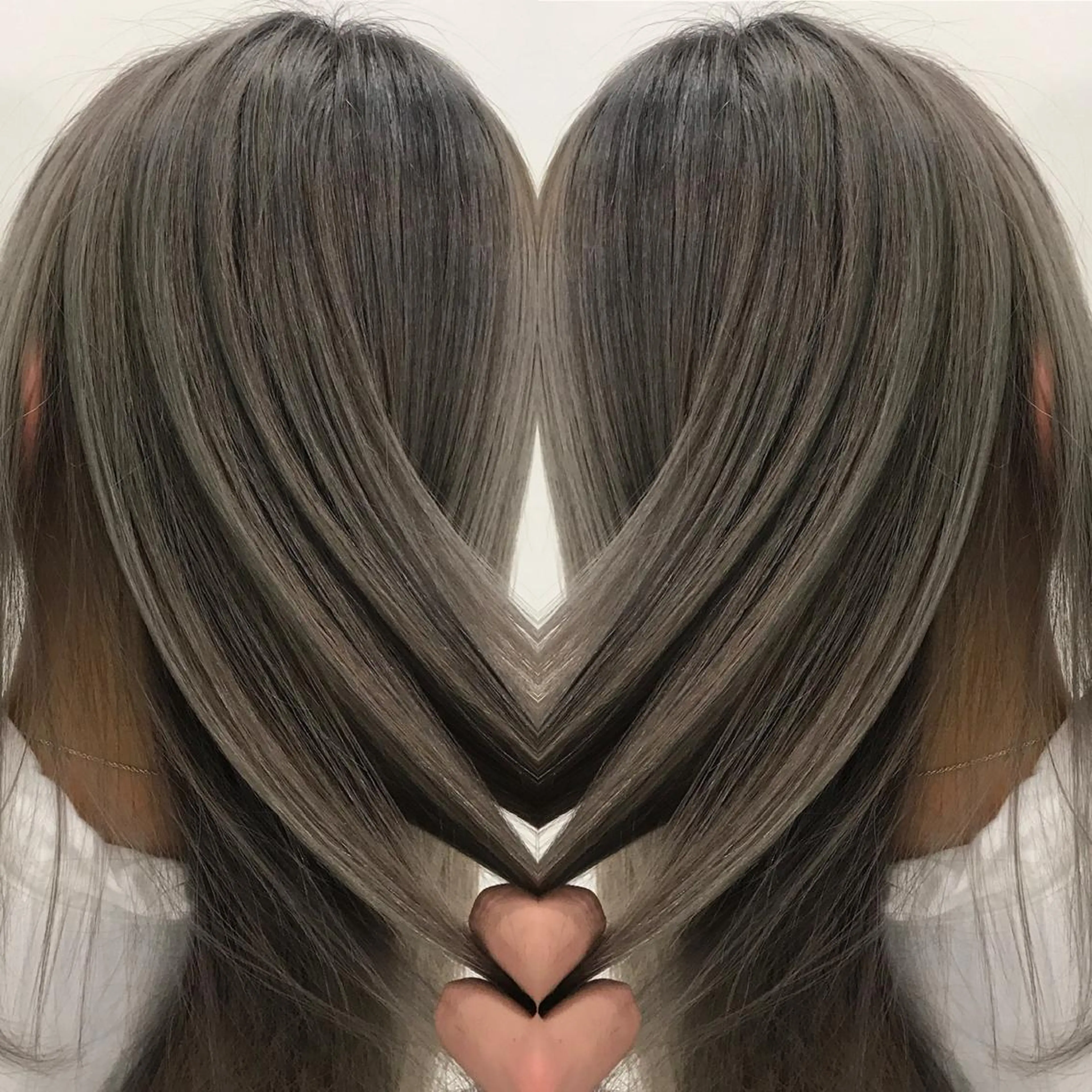 セミロング カラー アクアカラー ブリーチ ケアブリーチ 髪質改善 縮毛矯正 ヘアカラー トリートメント ヘアセット LAS 代表 ナガカワ コウヘイのヘアスタイル