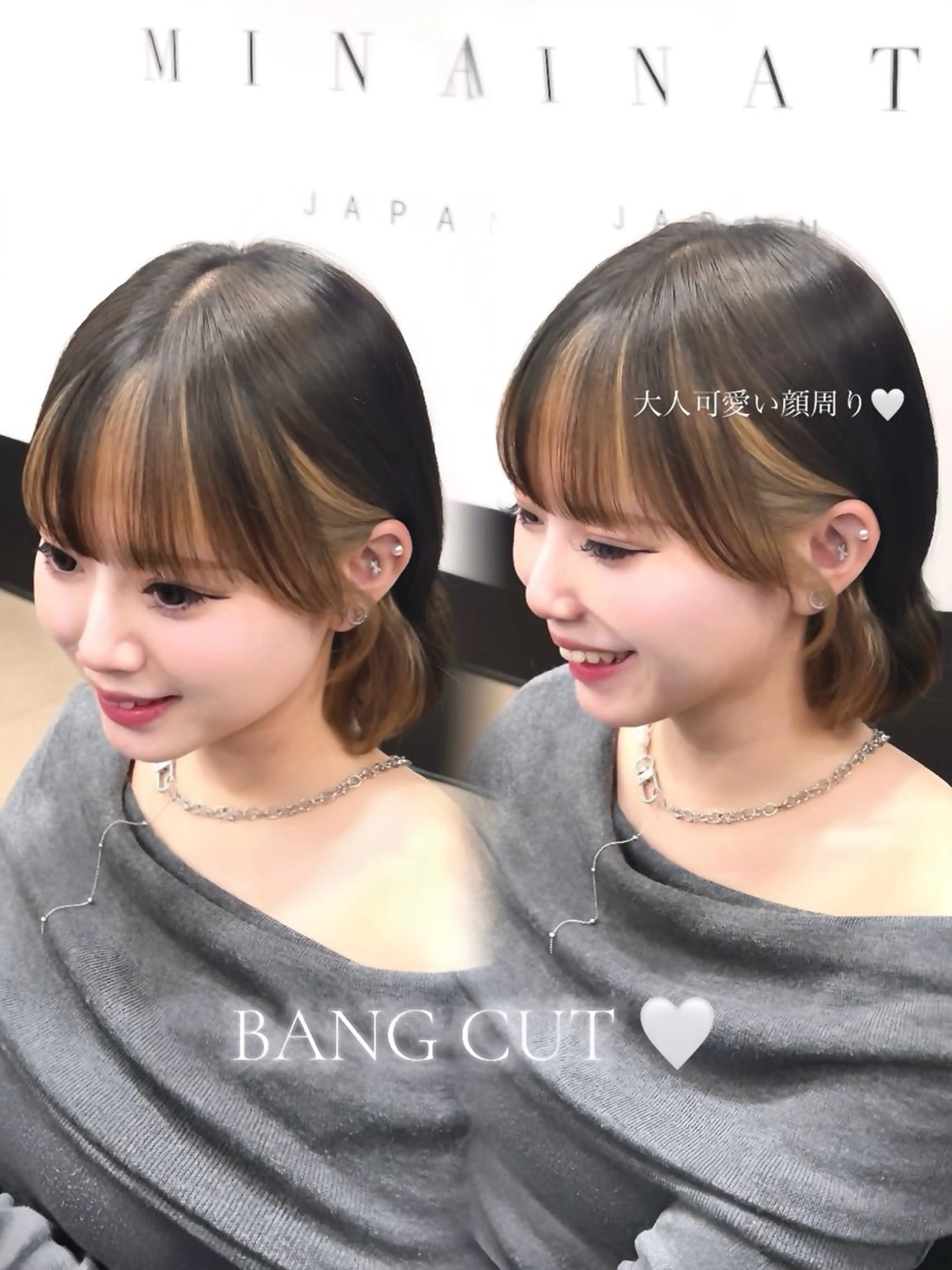 ショート ura♡‎/茶屋町 /ショート/ボブのヘアスタイル