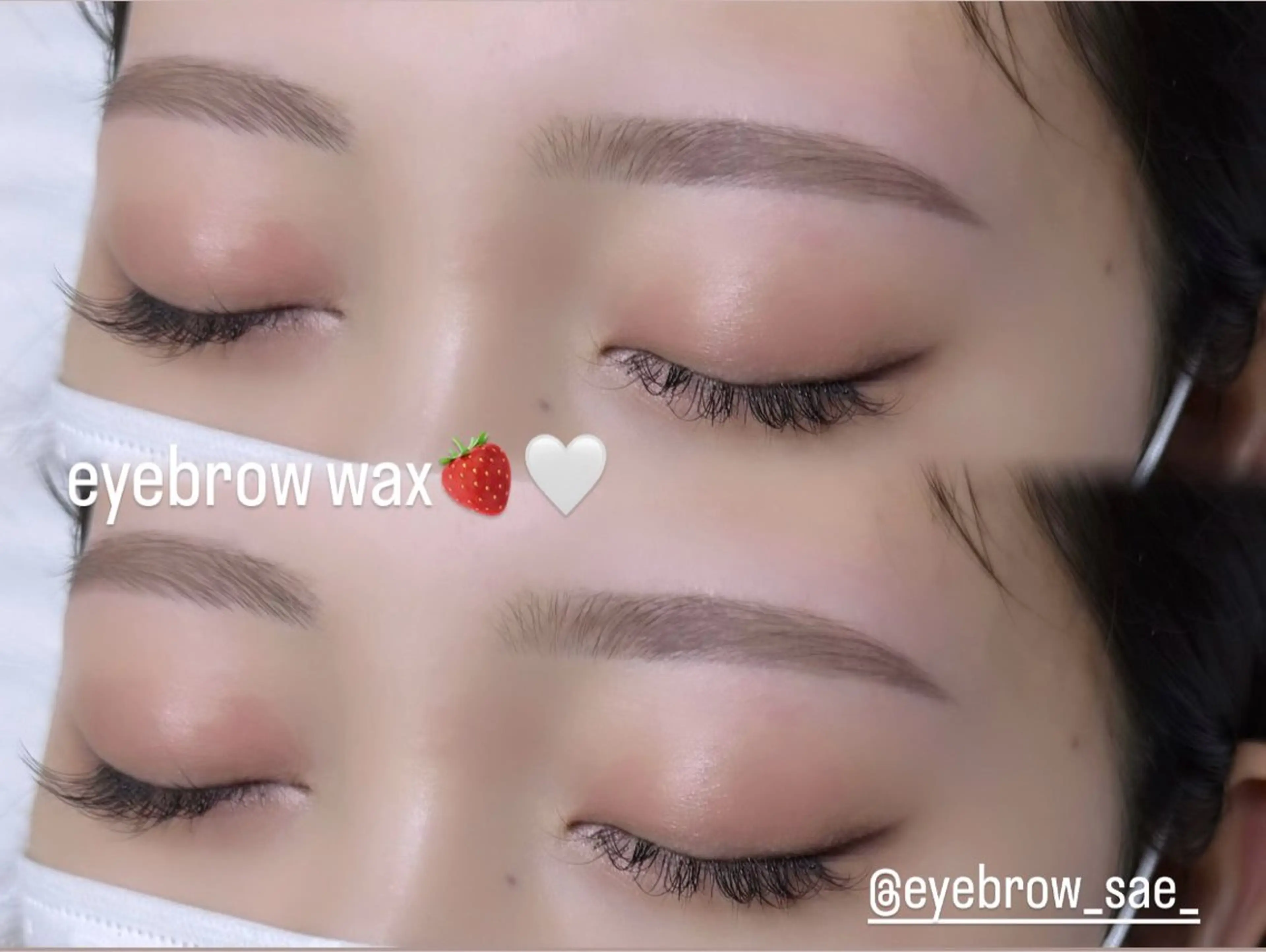 アイブロウ 眉毛ワックス脱毛 eye's 天王寺 saeka🫧の眉毛・アイブロウイメージ