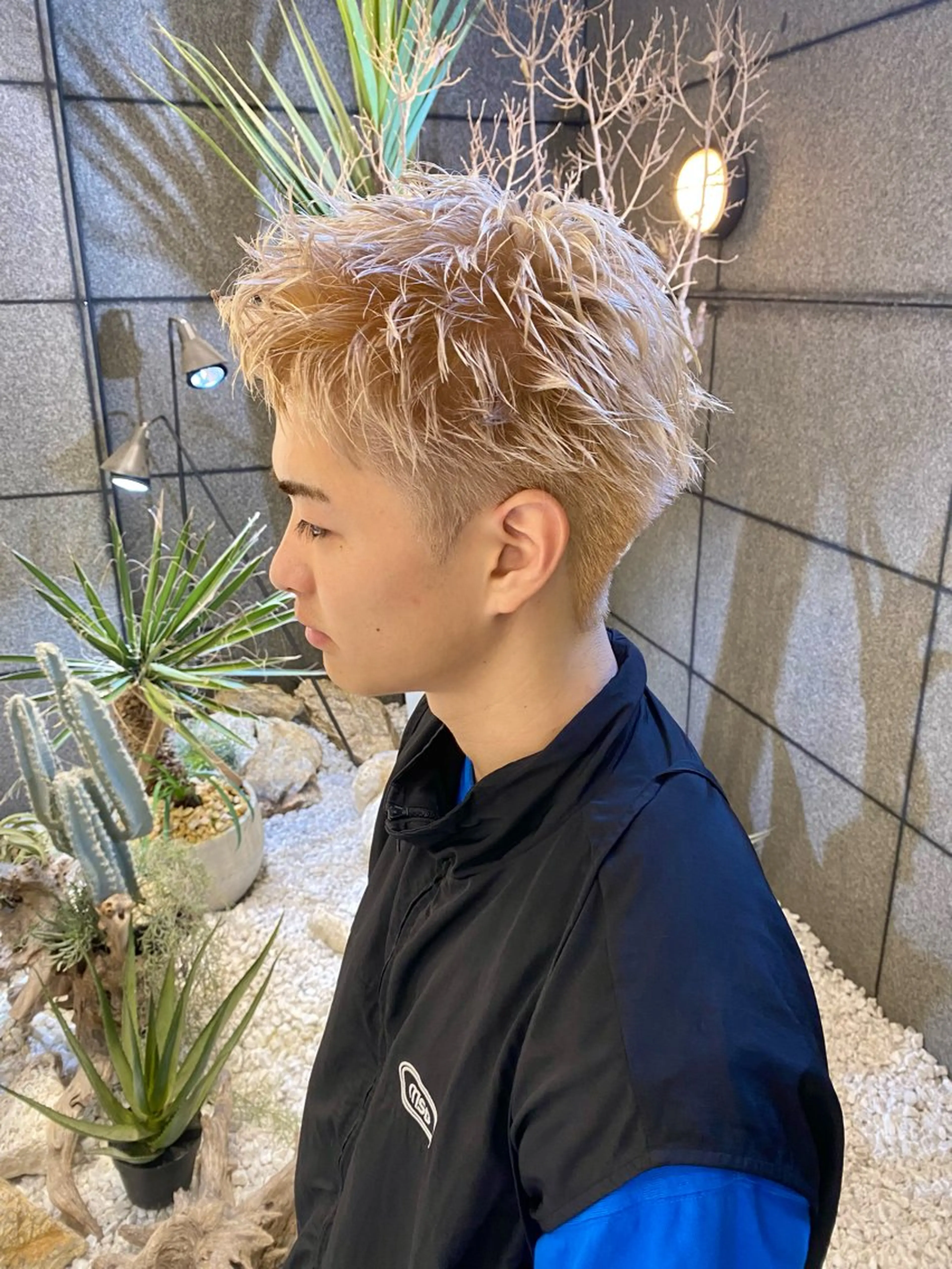 ショート カラー 酸スト/フェザー パーマ/三谷海斗のヘアスタイル