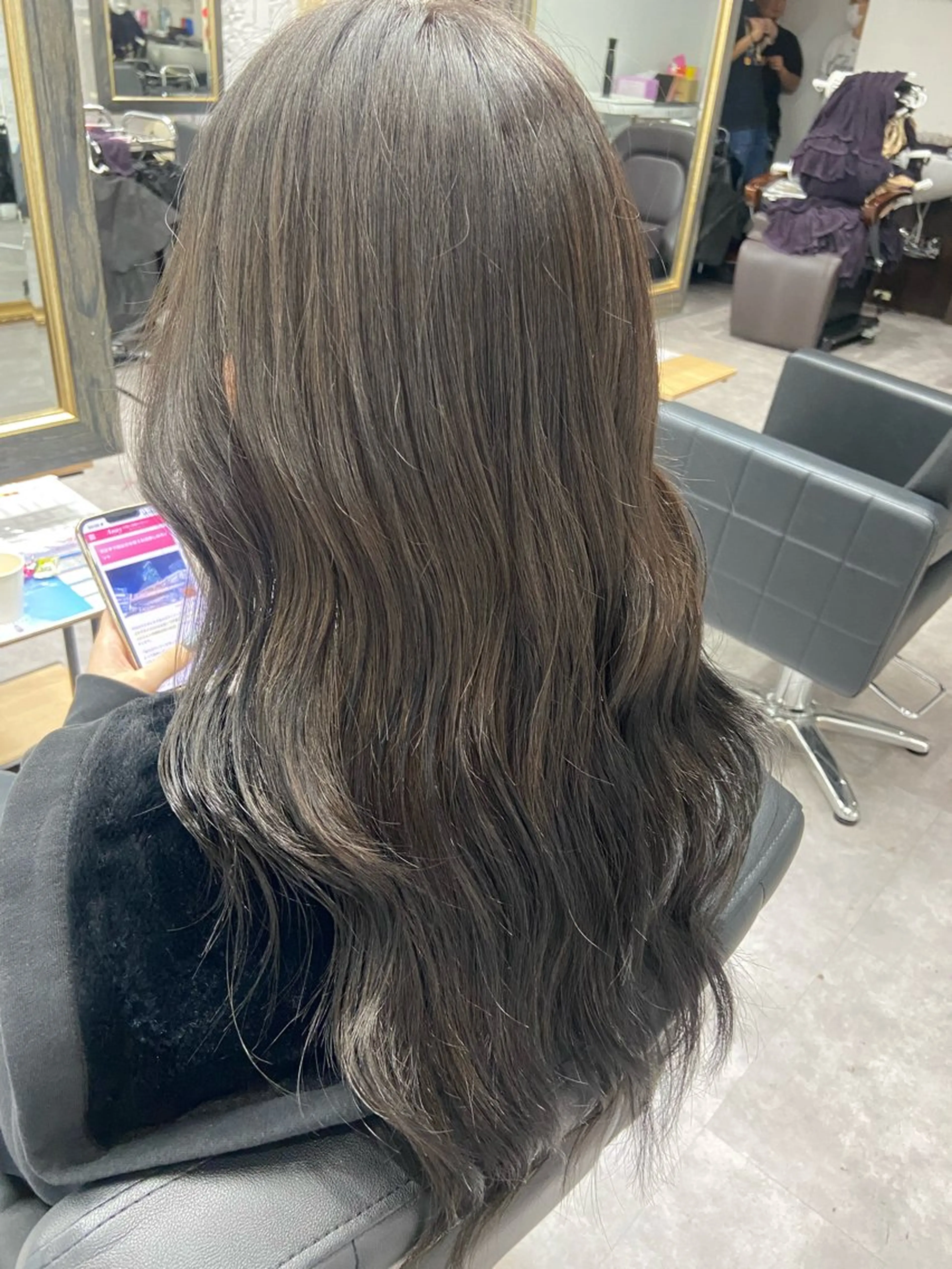 ロング カラー ハイトーン/ダブル カラー/akihoのヘアスタイル