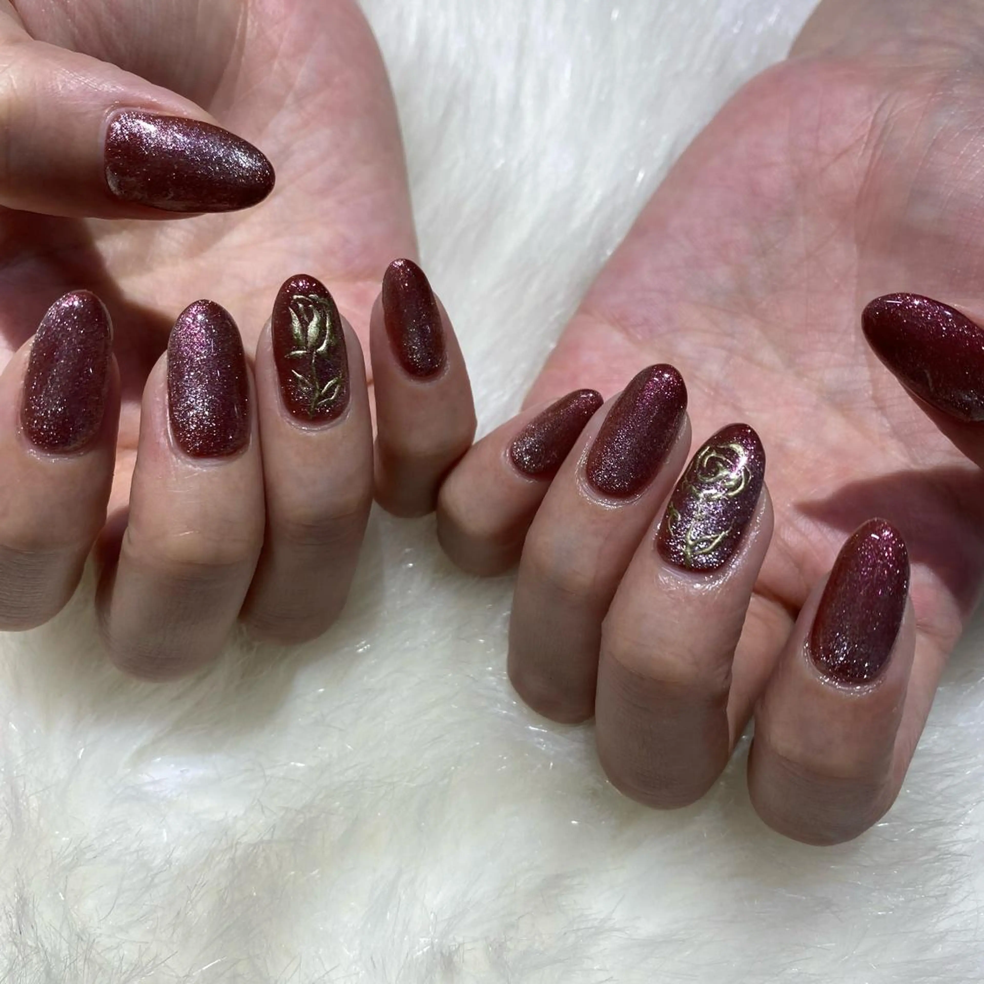 ネイル Amber21.所属・Nagahama Akariのネイルデザイン