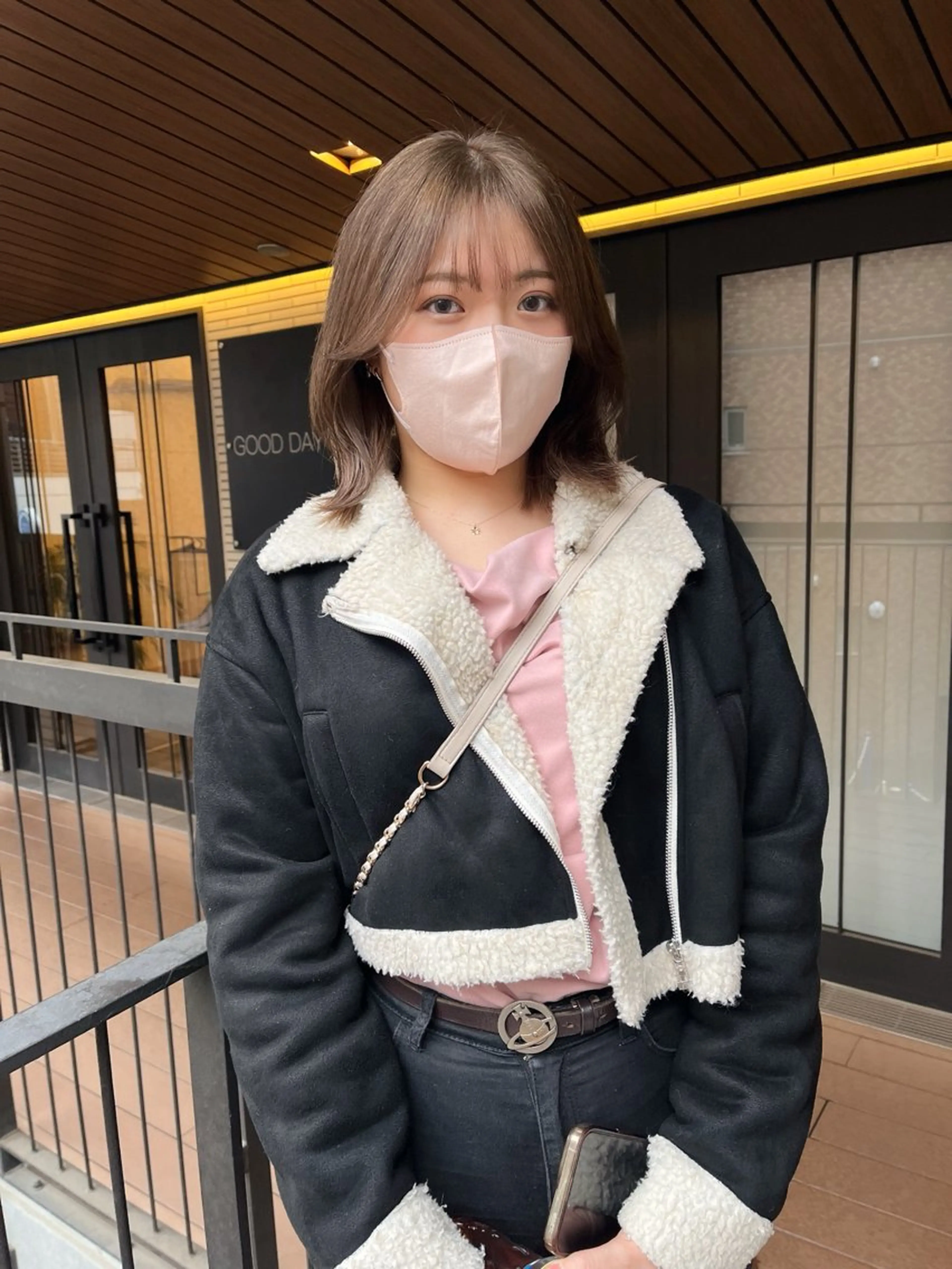 ミディアム カラー 暖色/パーマ 🌼クニトウメイのヘアスタイル