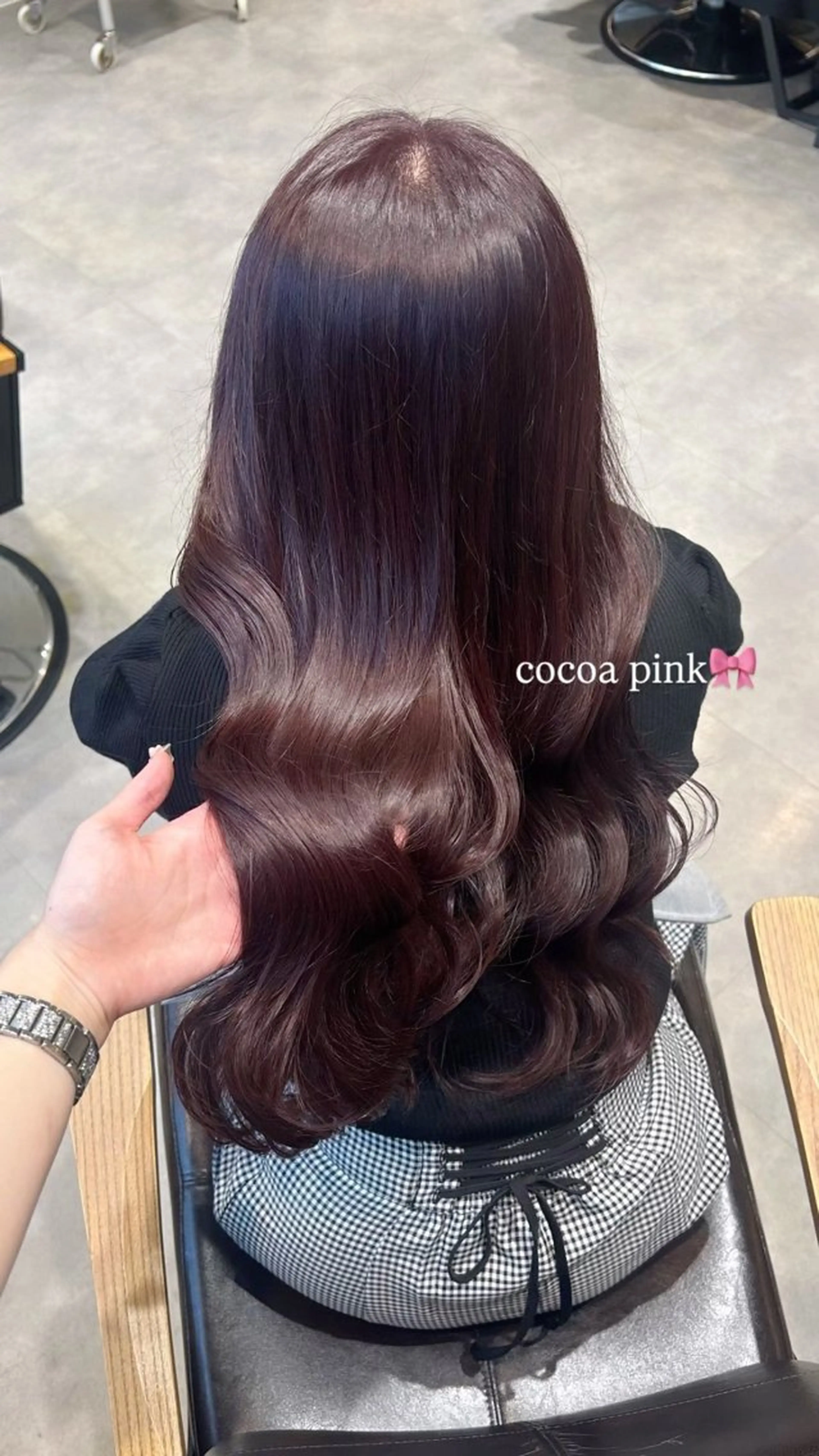 セミロング ピンクブラウン トリートメント ヘアカラー トリートメント Ami♡表参道 ピンク/ラベンダーのヘアスタイル