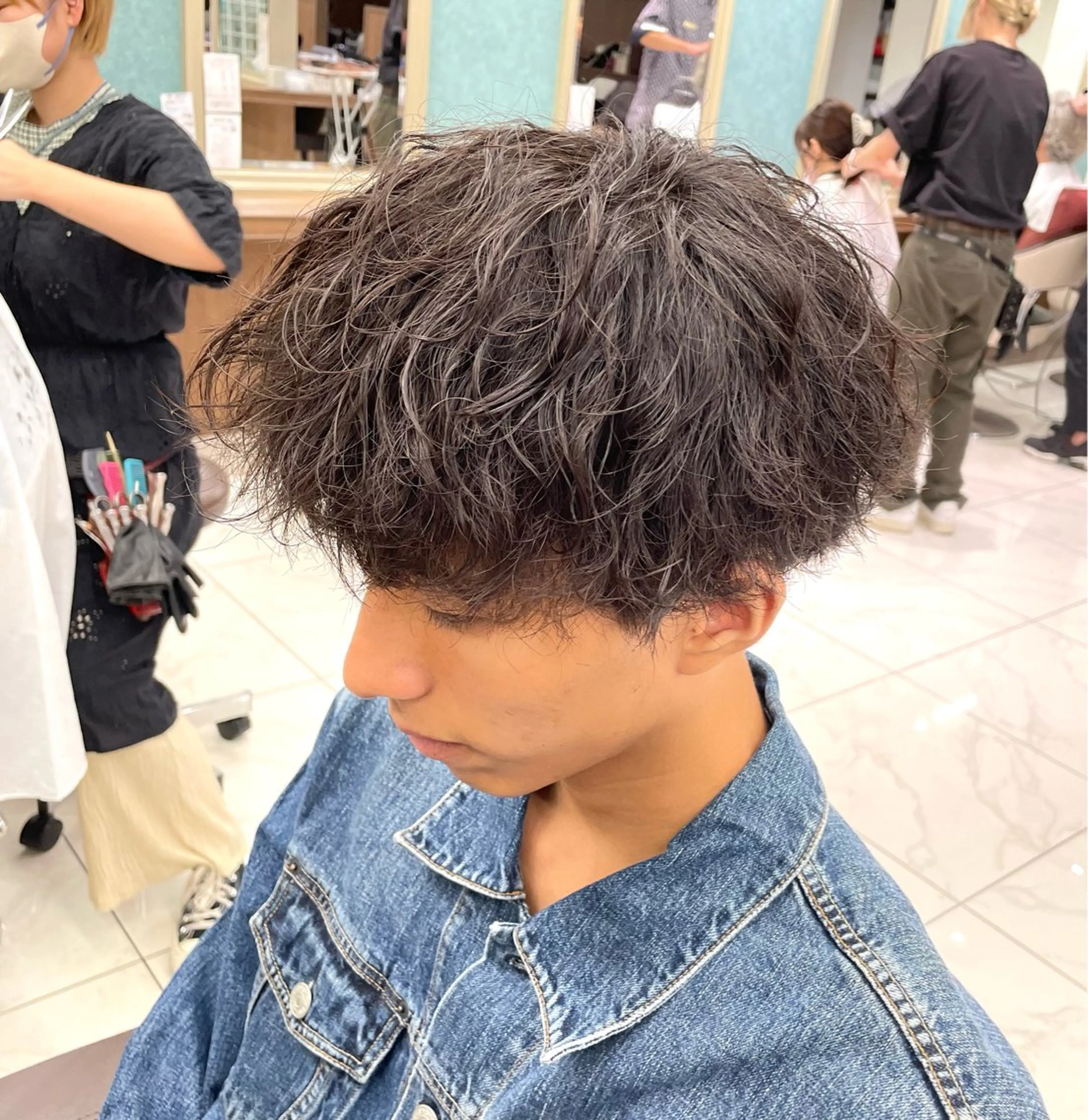 ショート パーマ メンズ 【メンズ特化】 池田大成✂︎のヘアスタイル