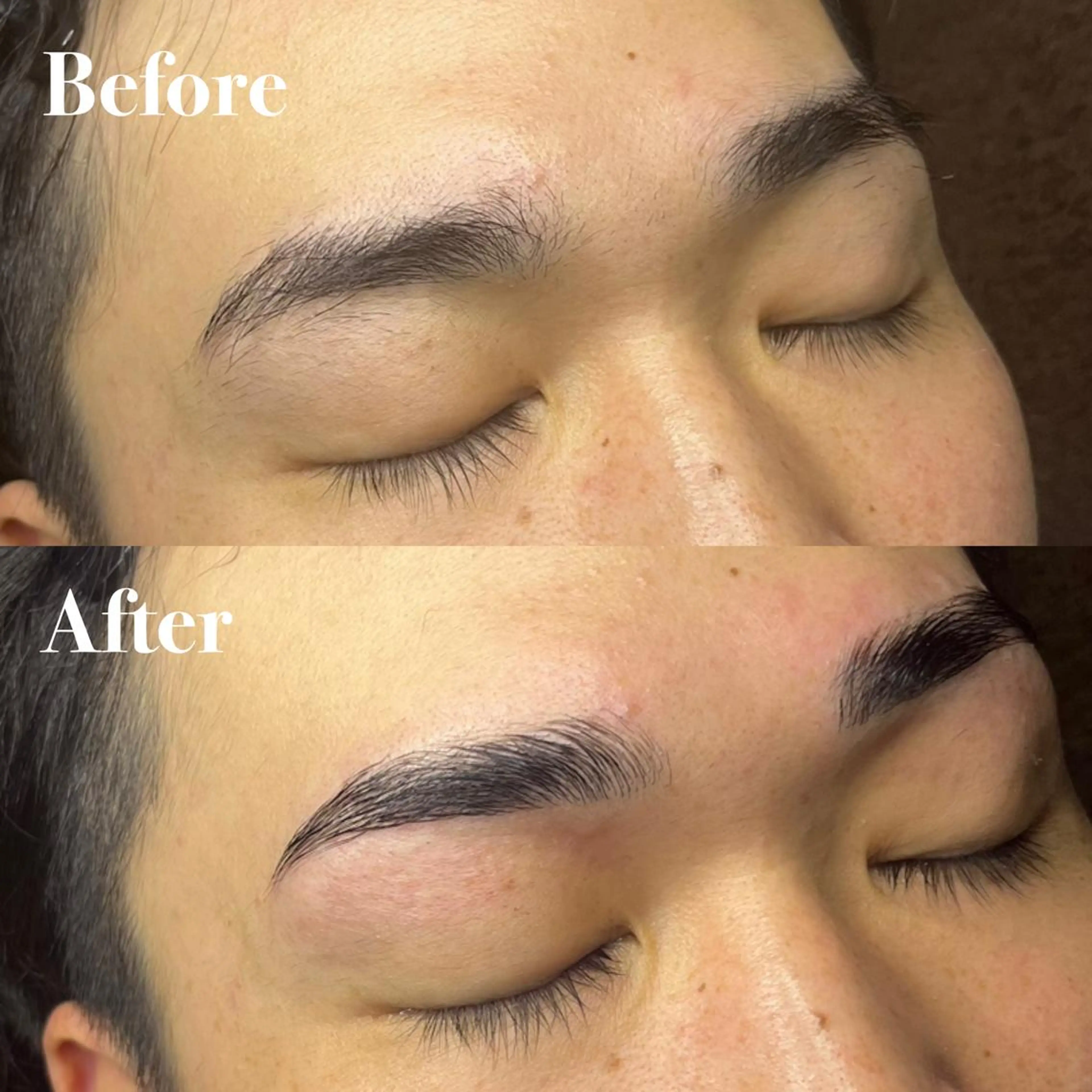 メンズ アイブロウ ハリウッドブロウリフト メンズアイブロウ 眉毛と韓国肌質改善 サロン　和泉府中のエステ・リラクイメージ