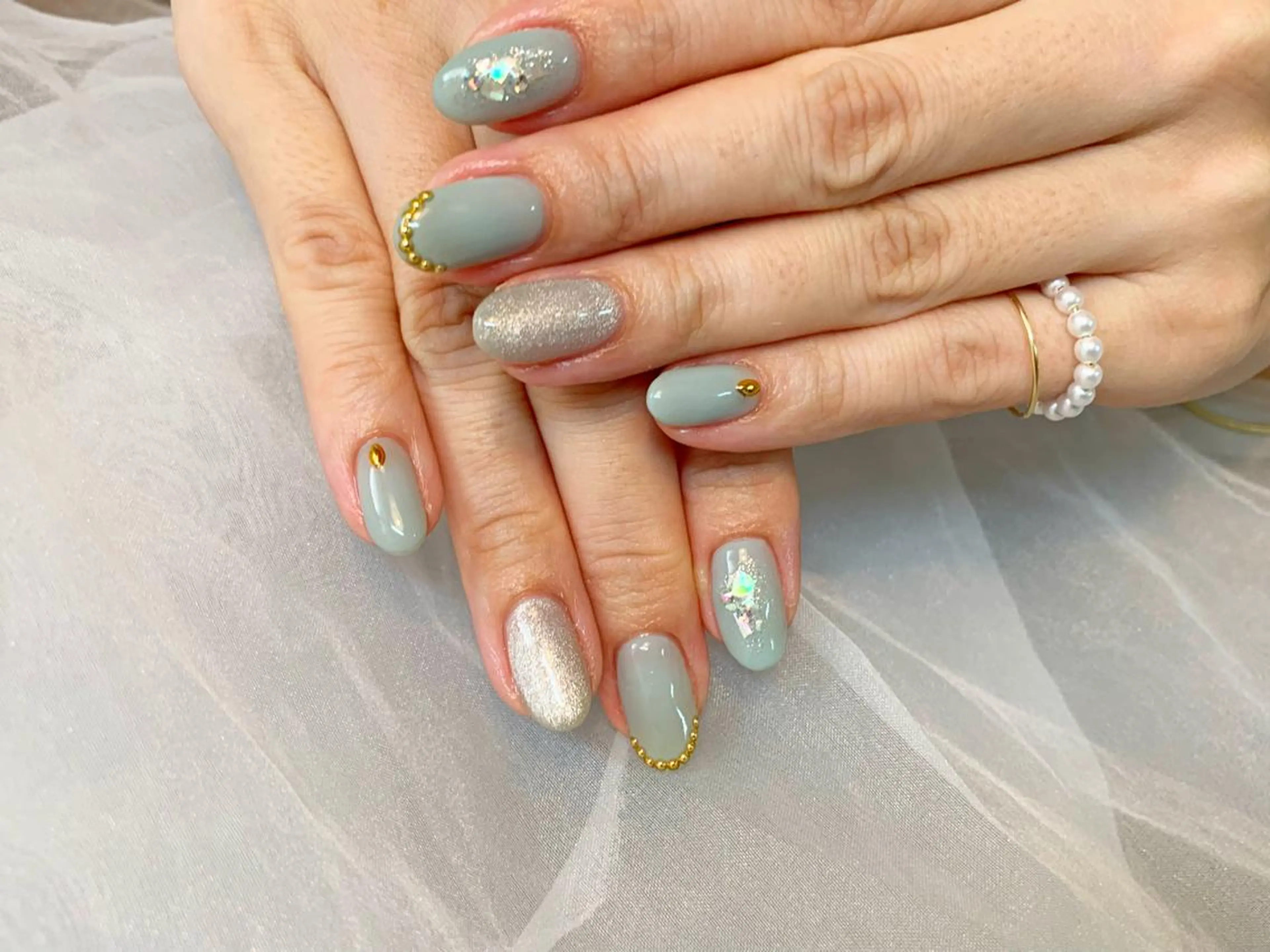 ネイル ハンドネイル フットネイル GéRanium Harukaのネイルデザイン