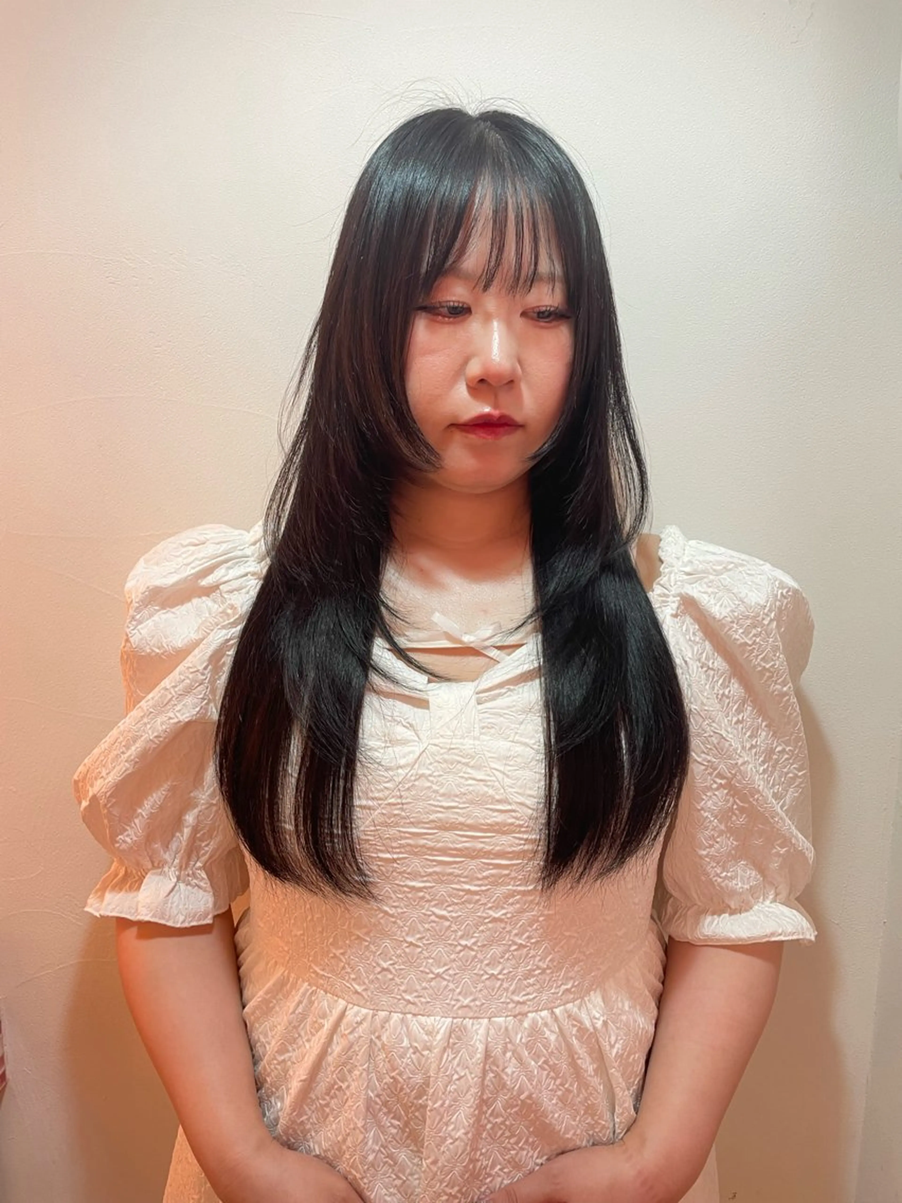 ロング シールエクステ エクステ レイヤーカット ロング エクステ suzu /フリーランス吉祥寺のヘアスタイル