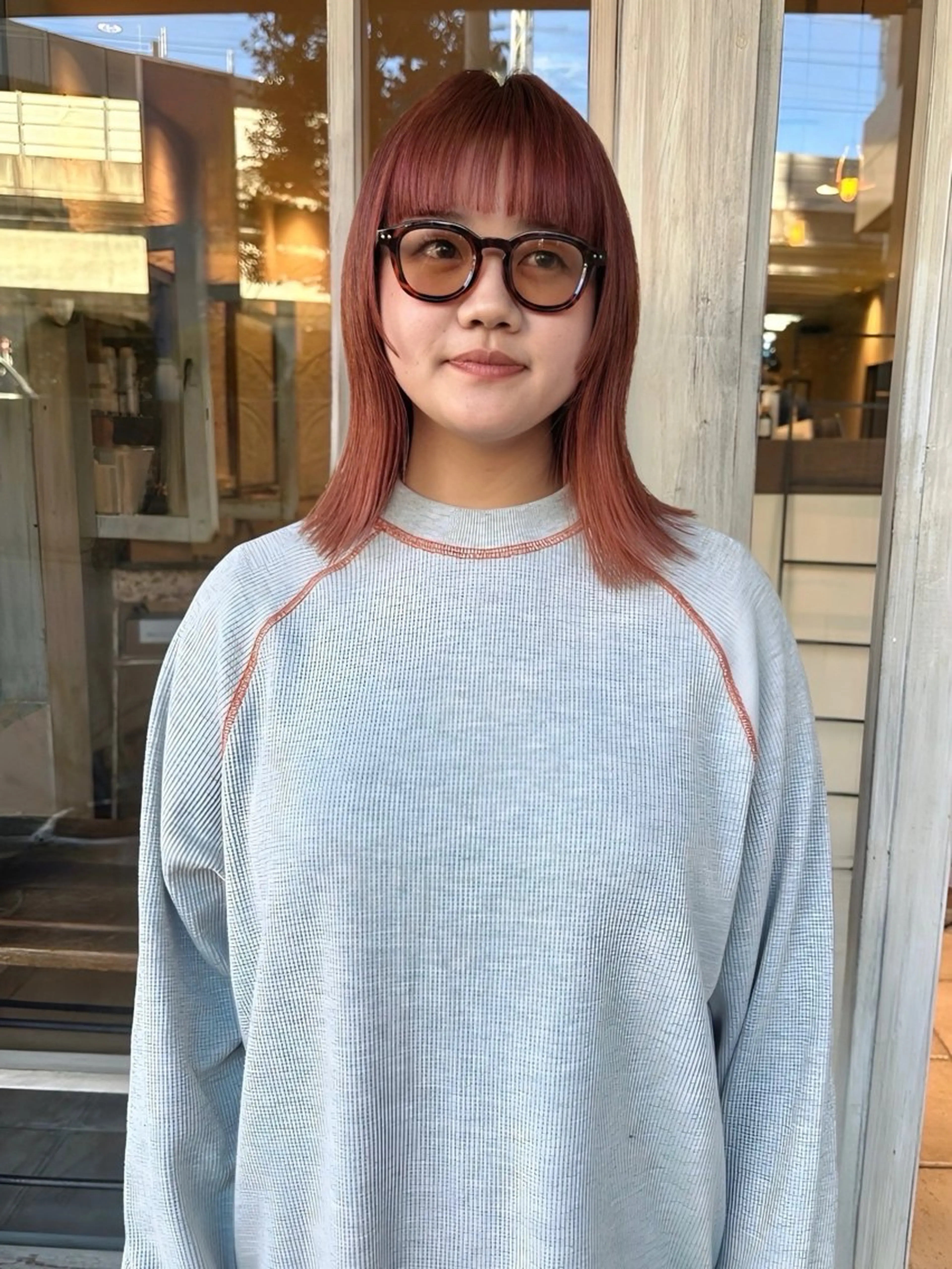 ミディアム Manaka🟤 今泉　Musiiikのヘアスタイル