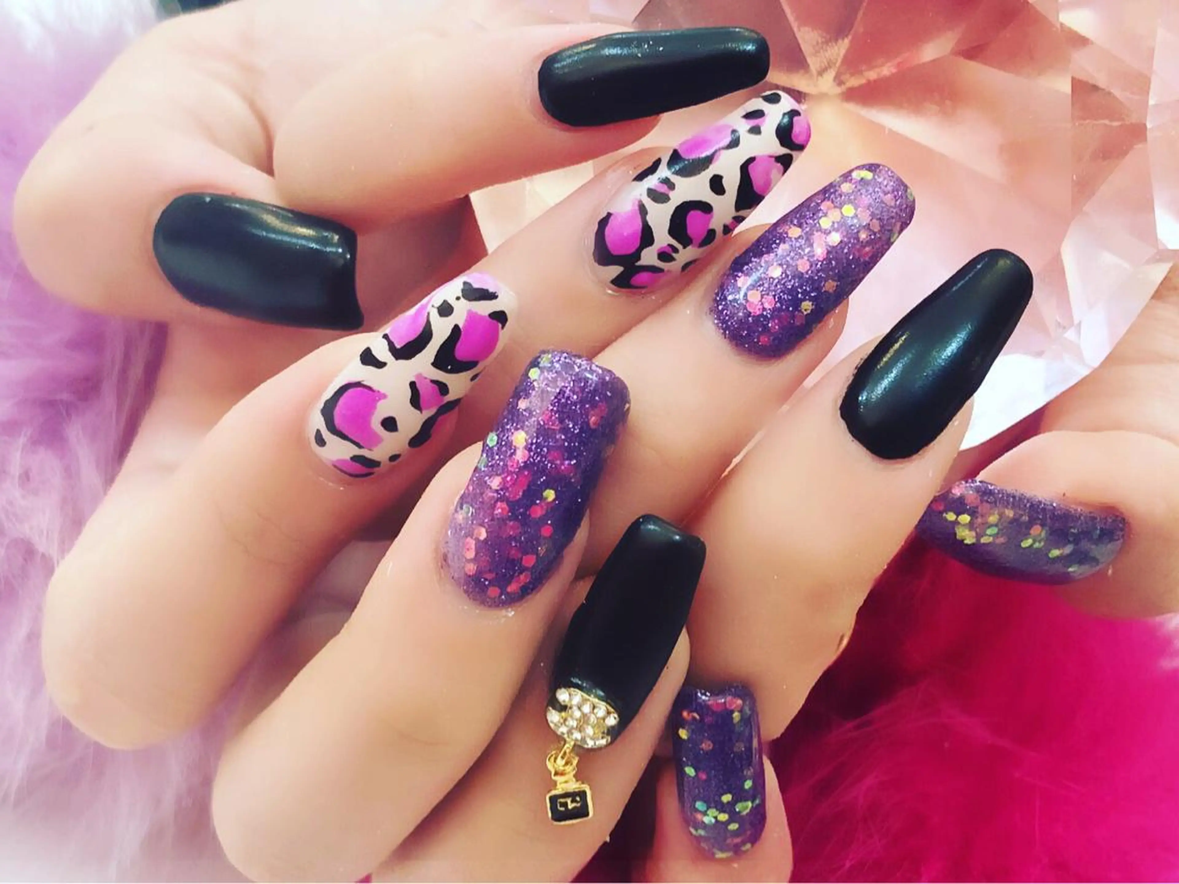 ロング カラー メンズ キッズ ネイル アートネイル 持ち込み スカルプネイル ネイルチップ 冬ネイル NAILSGOGO shibuyaのネイルデザイン