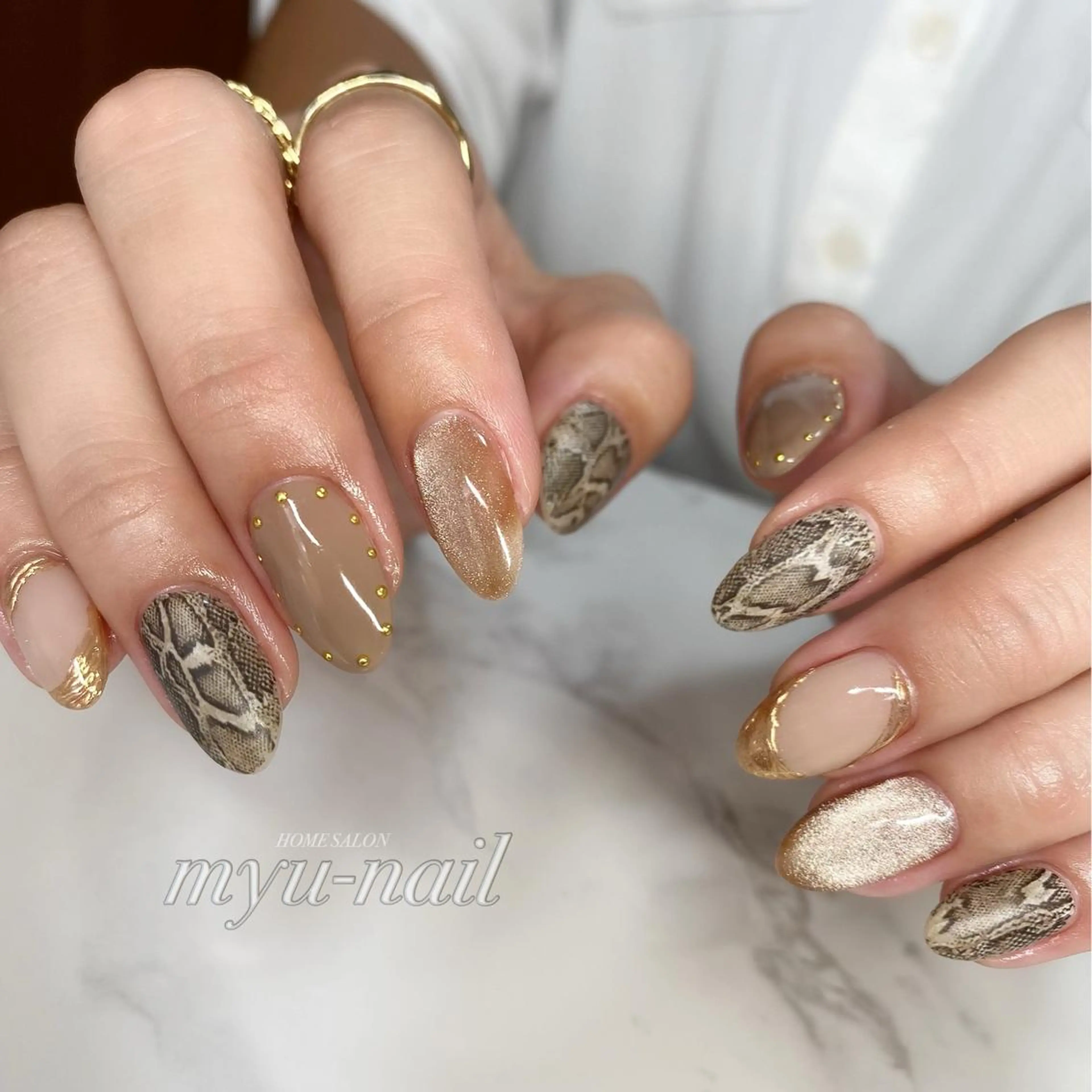 ネイル ホームサロン myu-nailのネイルデザイン