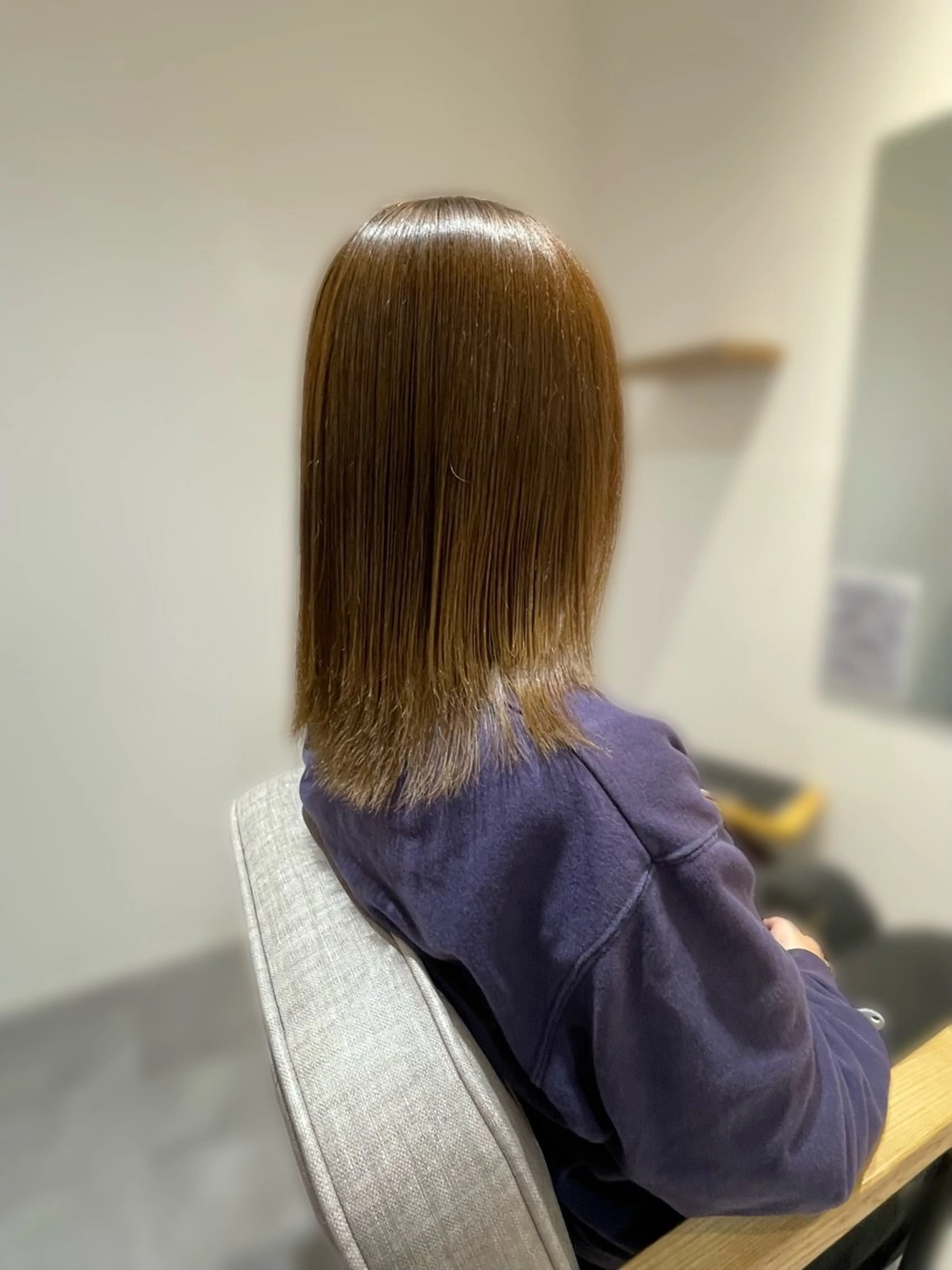ミディアム 髙梨 いず美のヘアスタイル