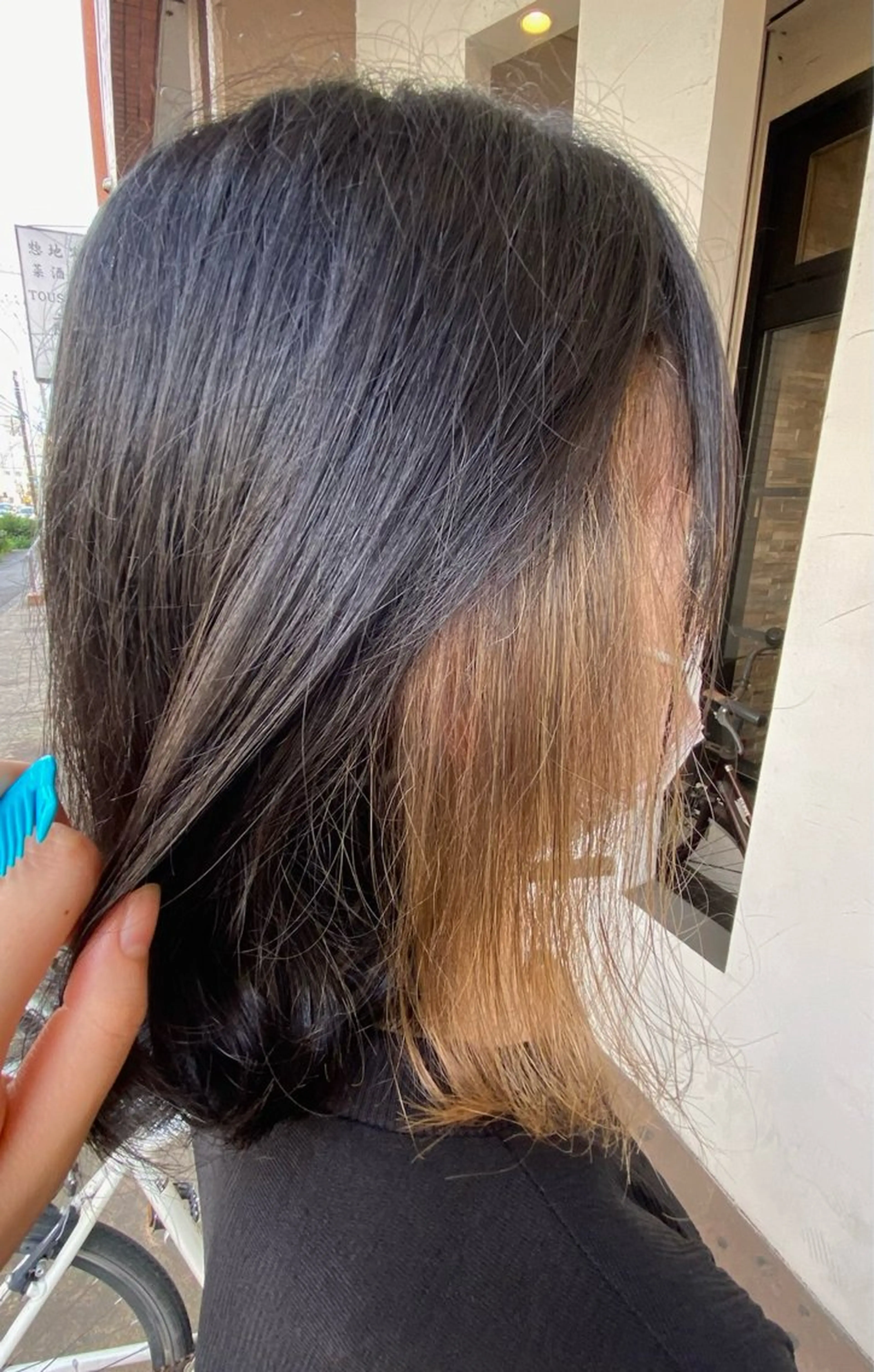 ミディアム カラー イヤリングカラー BENIHA  ︎︎のヘアスタイル