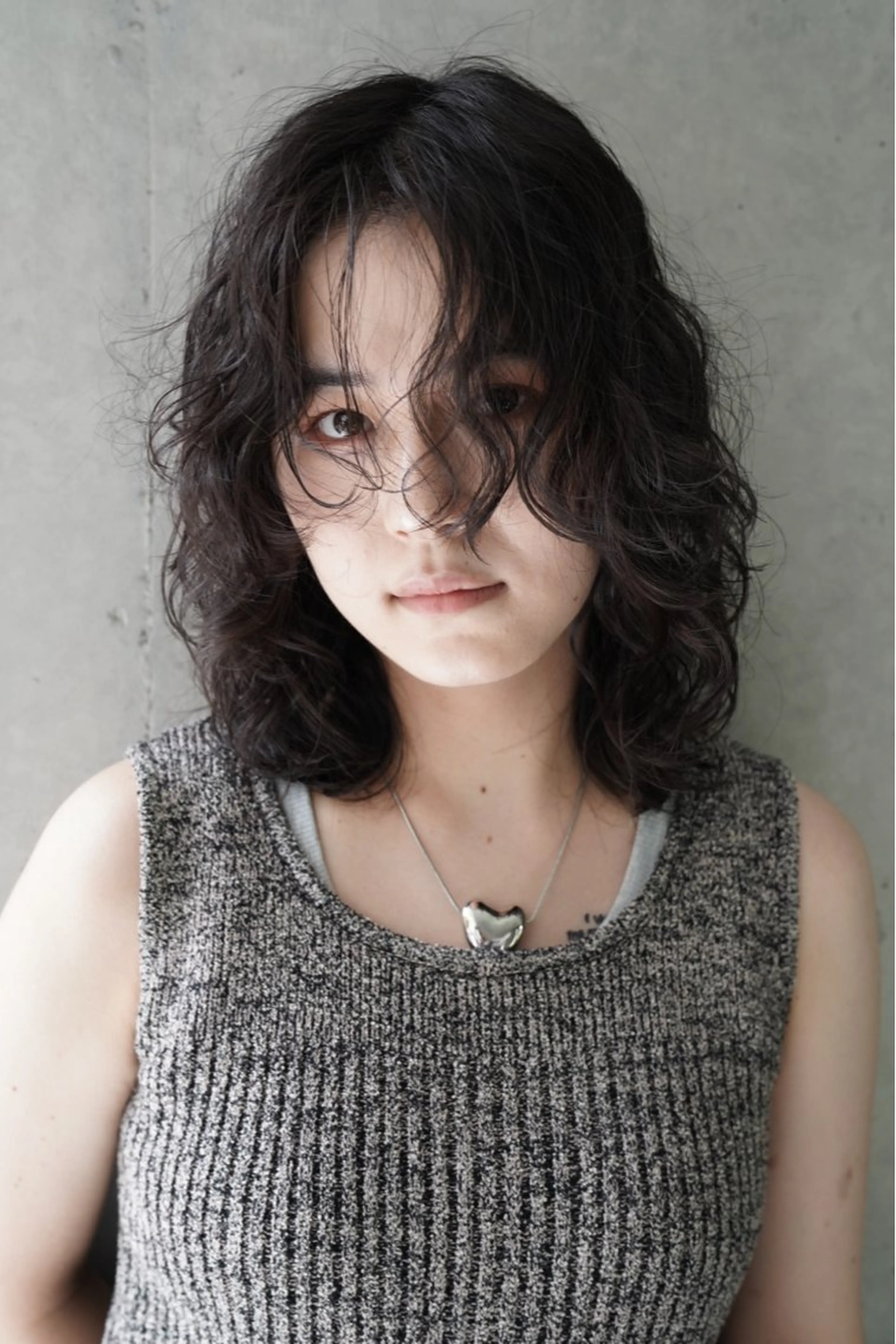 ミディアム カラー 祝田 巳幸のヘアスタイル