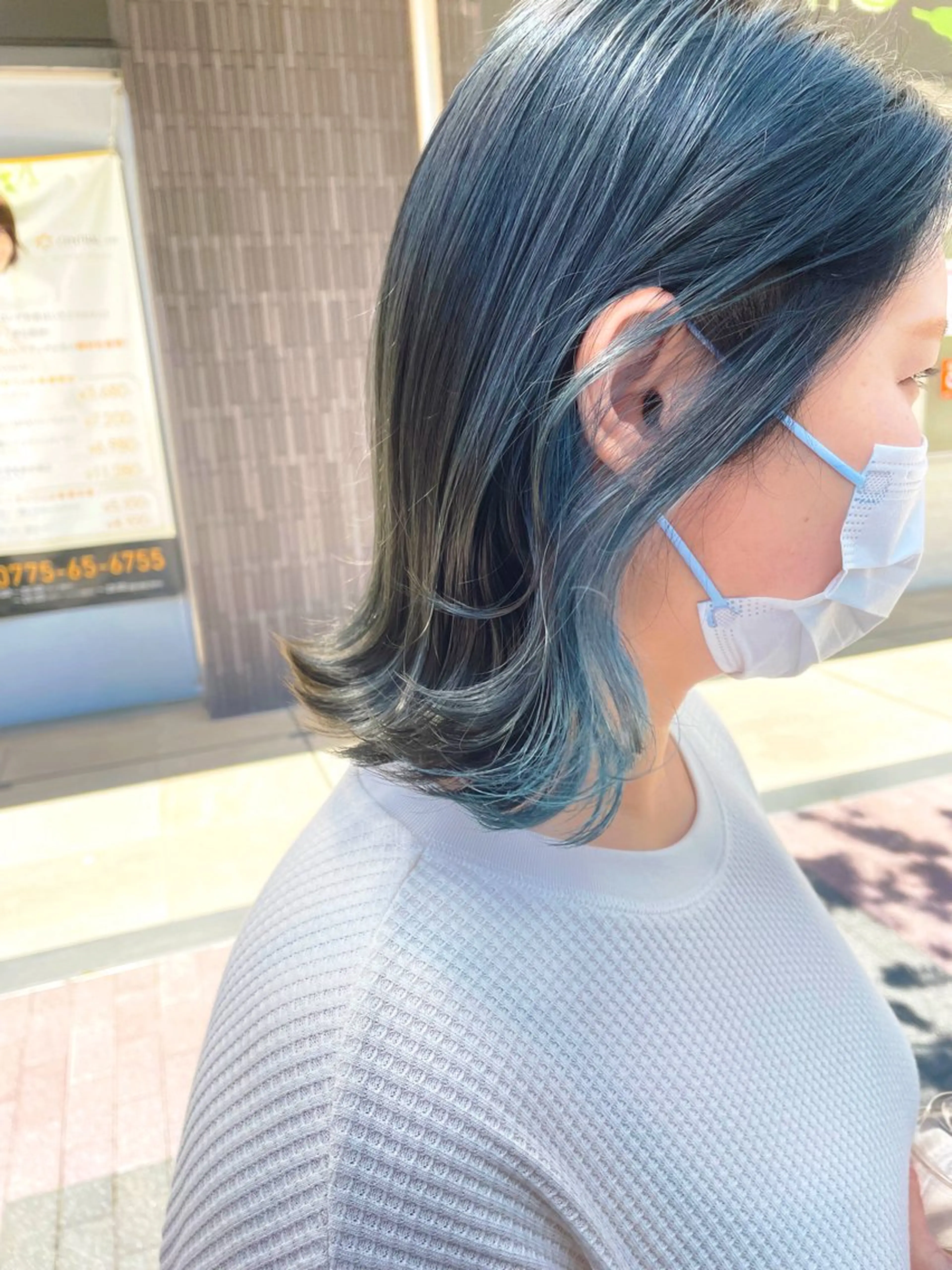 カット＋イヤリングカラー＋トリートメントの写真