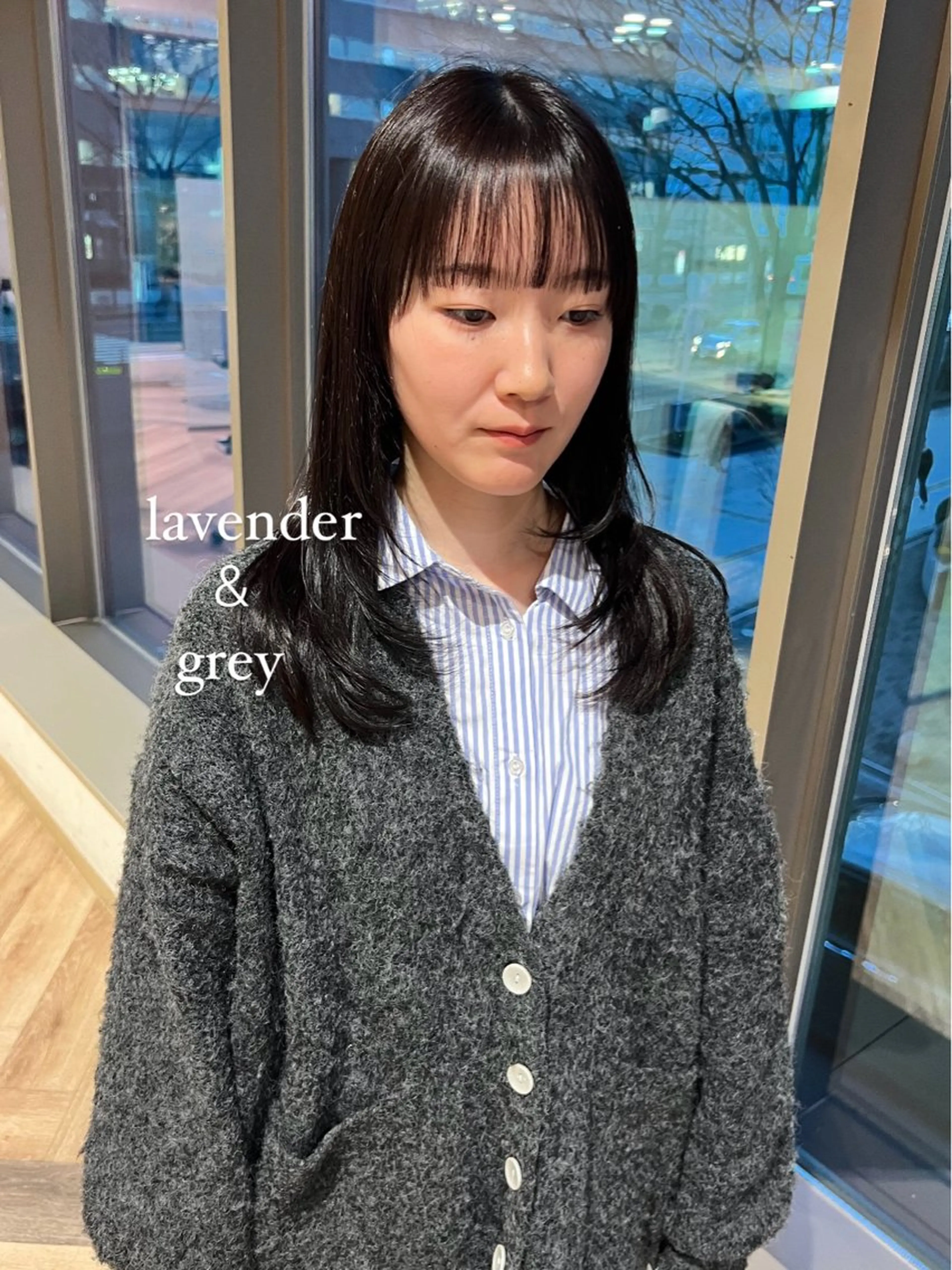 ミディアム 加納千華 /ボブ/ぱつっとボブのヘアスタイル