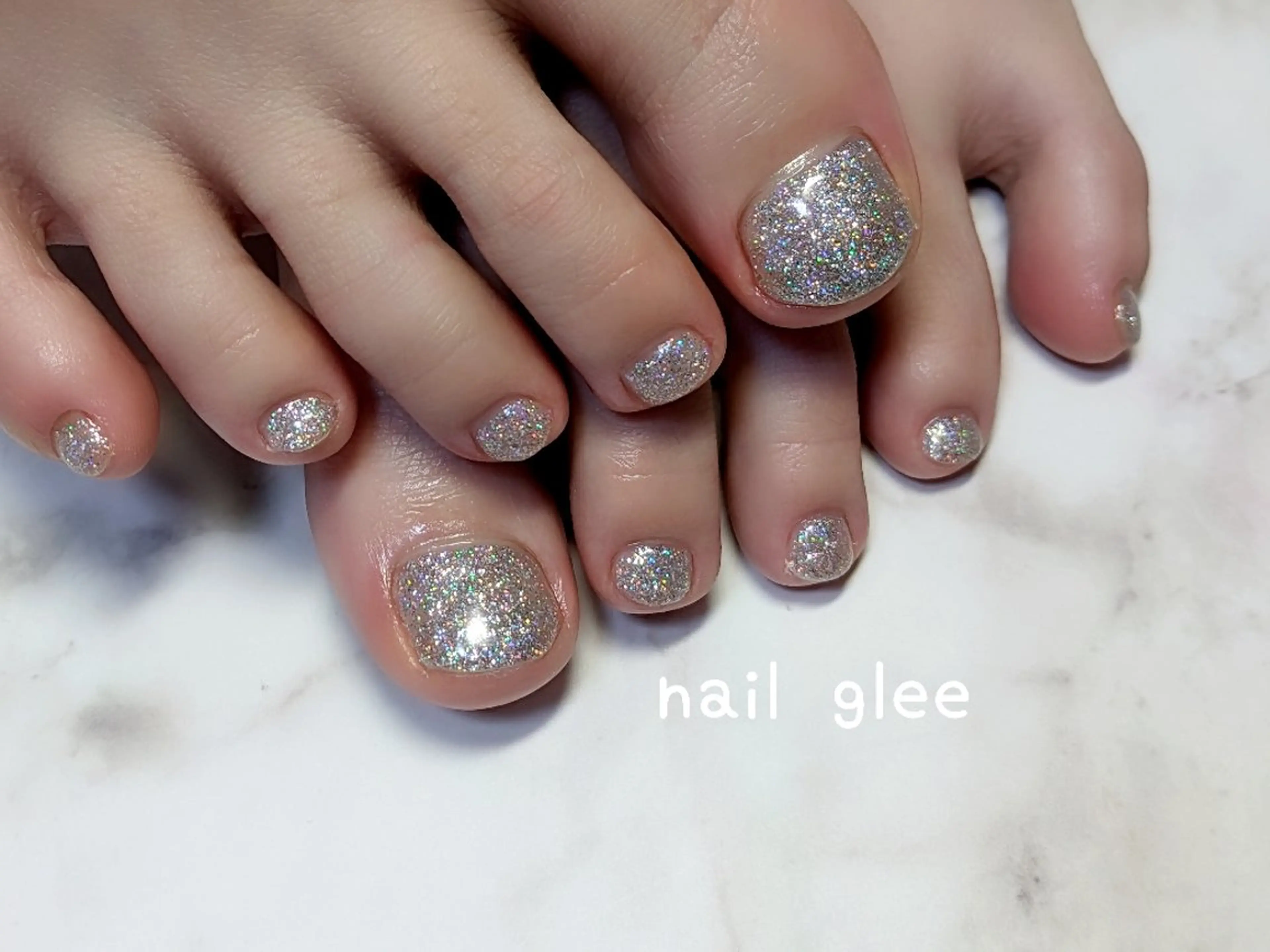 ネイル フットネイル Azusa .nail gleeのネイルデザイン