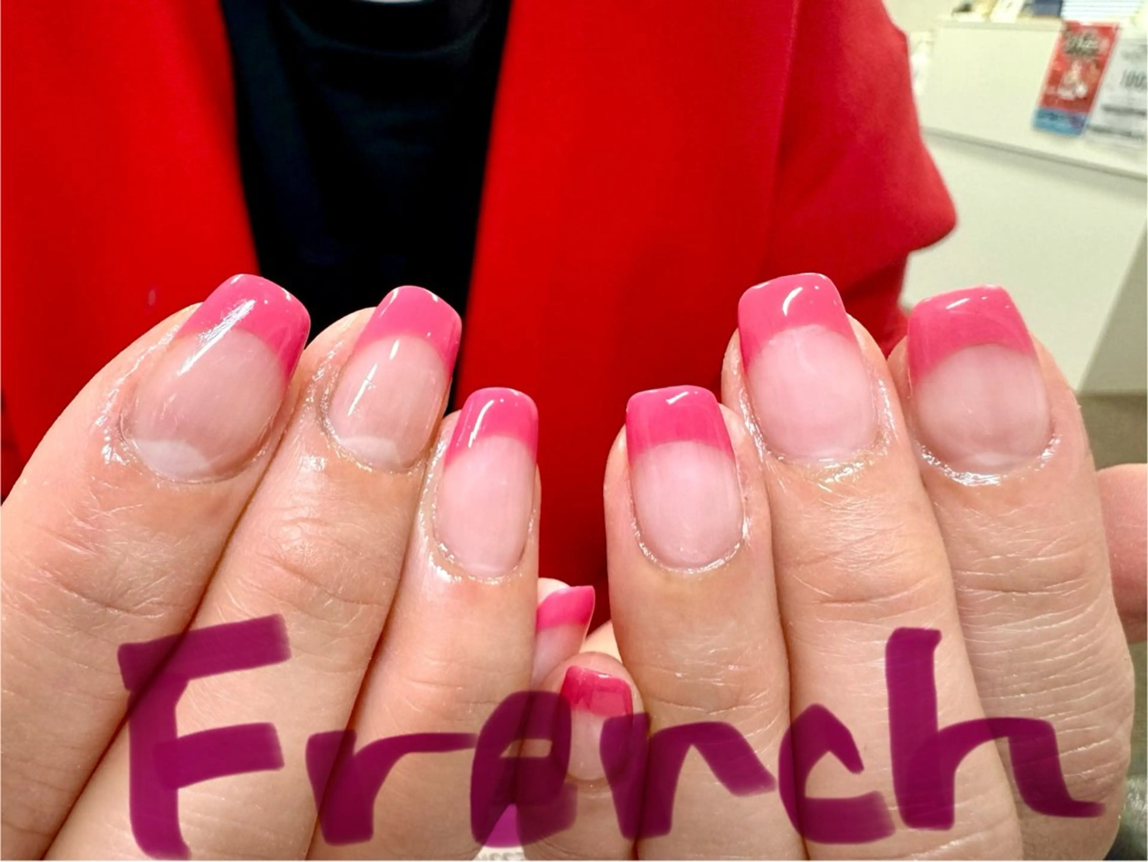 ネイル フレンチネイル 春ネイル ハンドネイル tsumeasobi所属・tsumeasobi 🪬macoのネイルデザイン