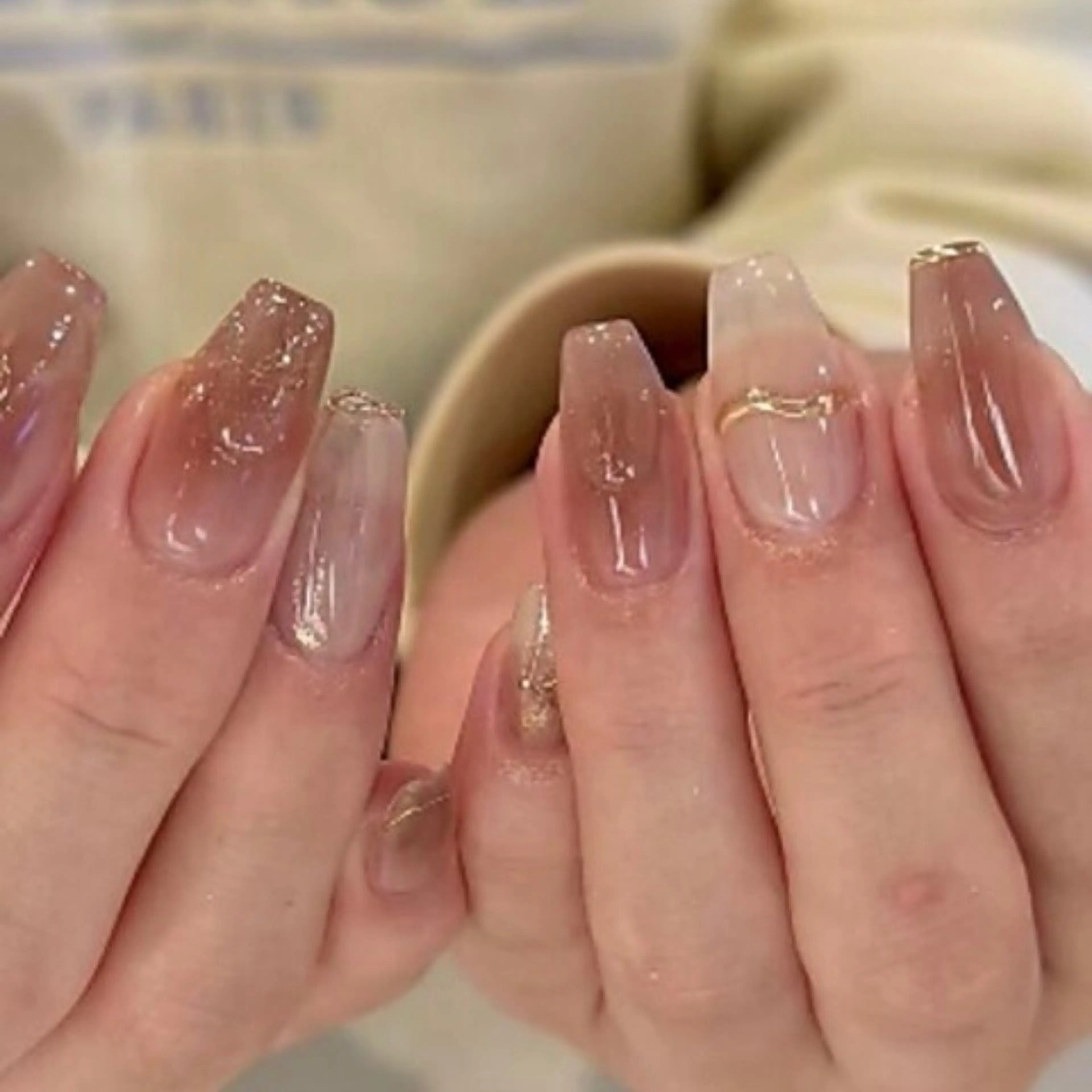 ネイル ハンドネイル unwind ┊︎冬っぽネイル🛷のネイルデザイン