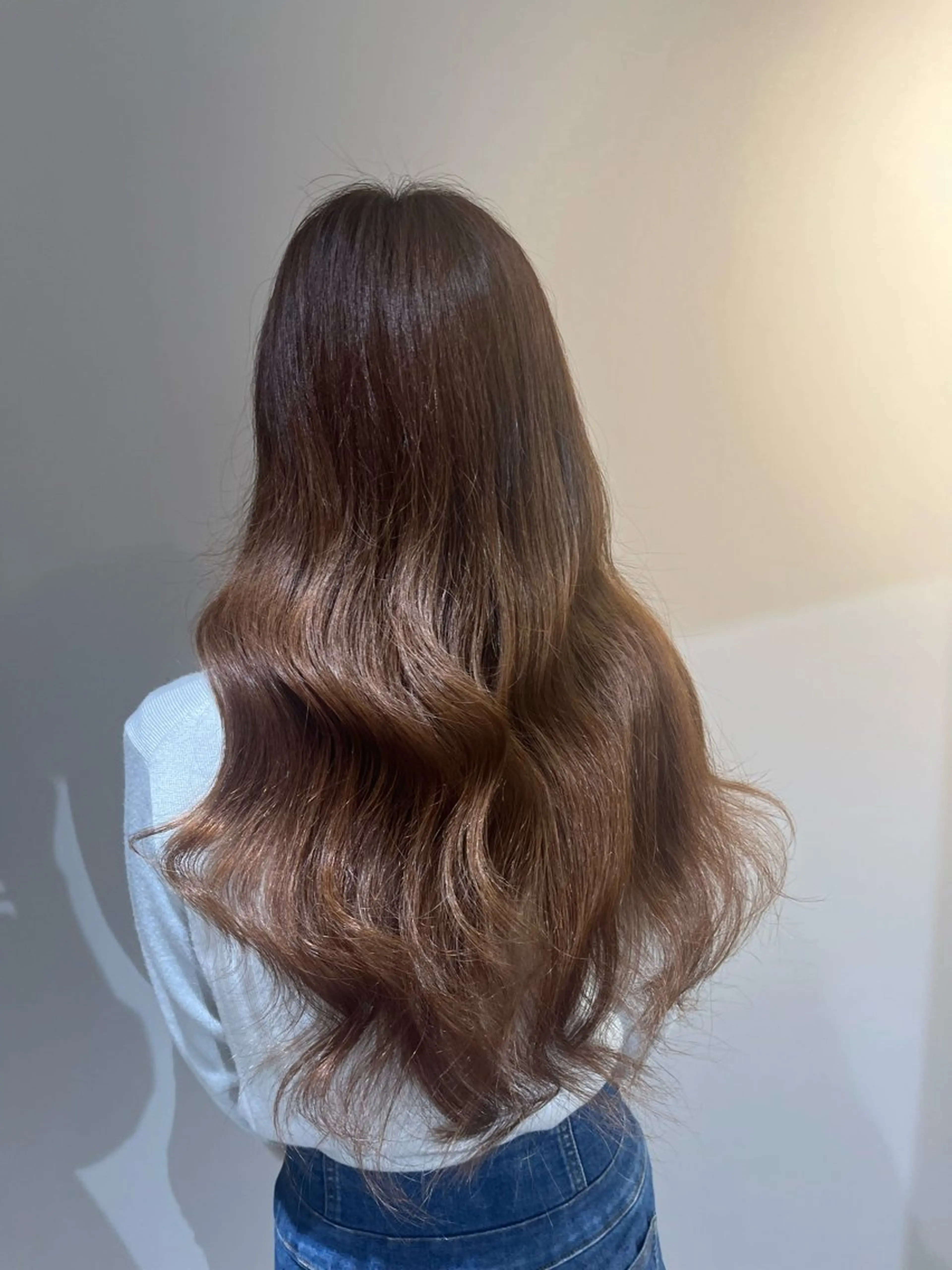 ロング カラー ヘアカラー 森友 陽翔のヘアスタイル