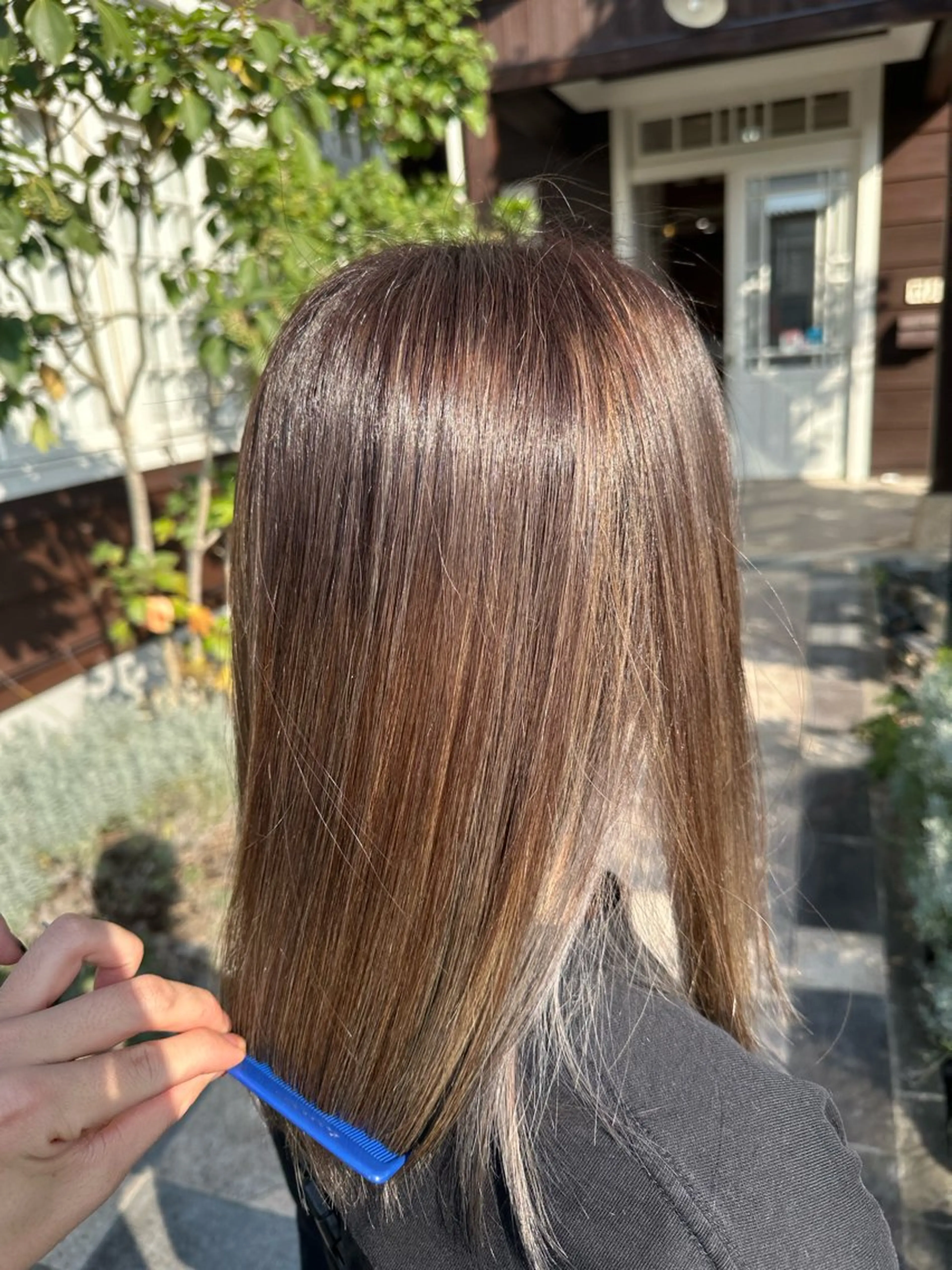 ミディアム カラー topstylist 遠山康兵のヘアスタイル