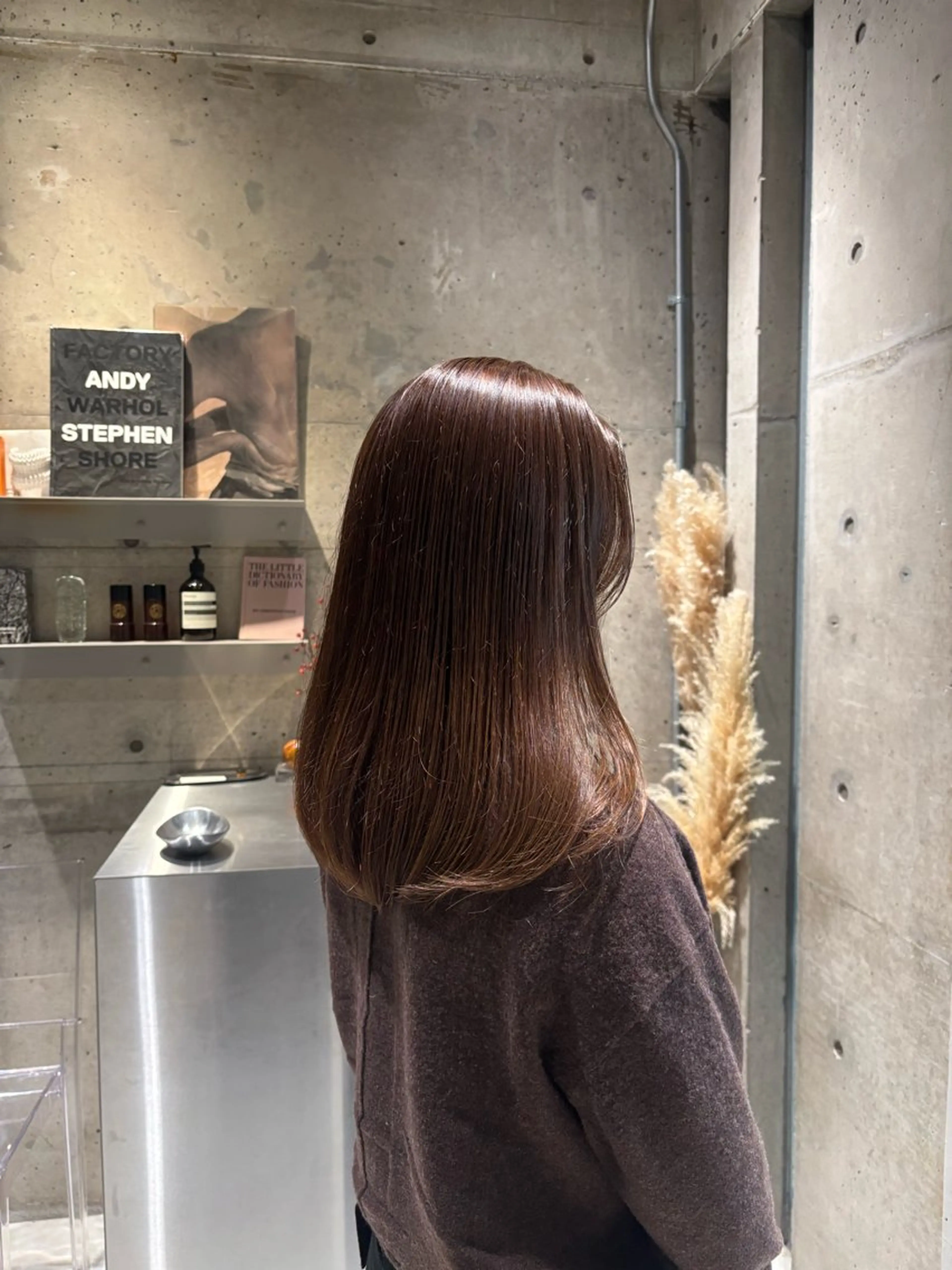 ミディアム ヘアカラー トリートメント 艶髪🫧ボブカット Suzunaのヘアスタイル