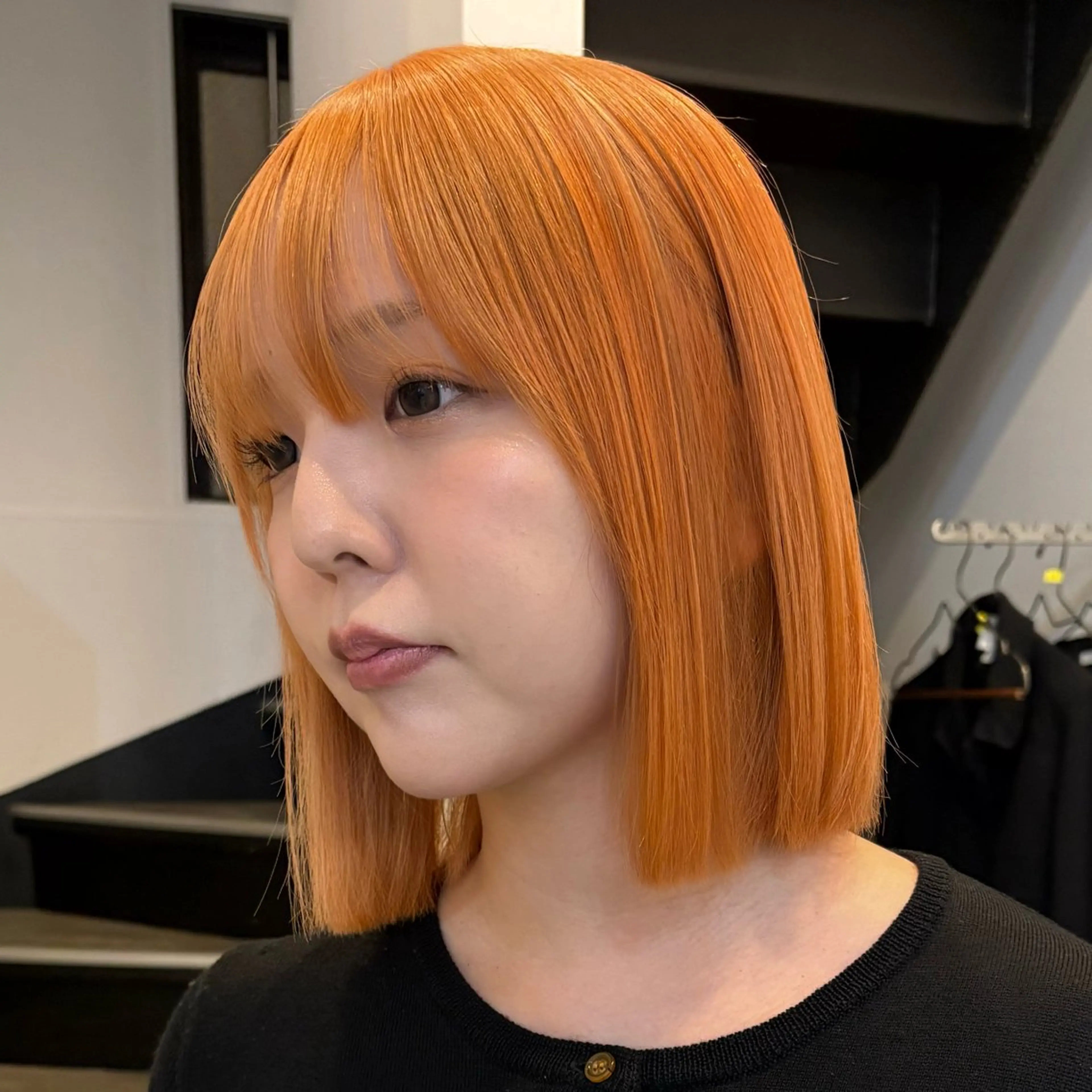 ミディアム ヘアカラー トリートメント ハイトーン指名No. 1/レイヤー/みさきのヘアスタイル