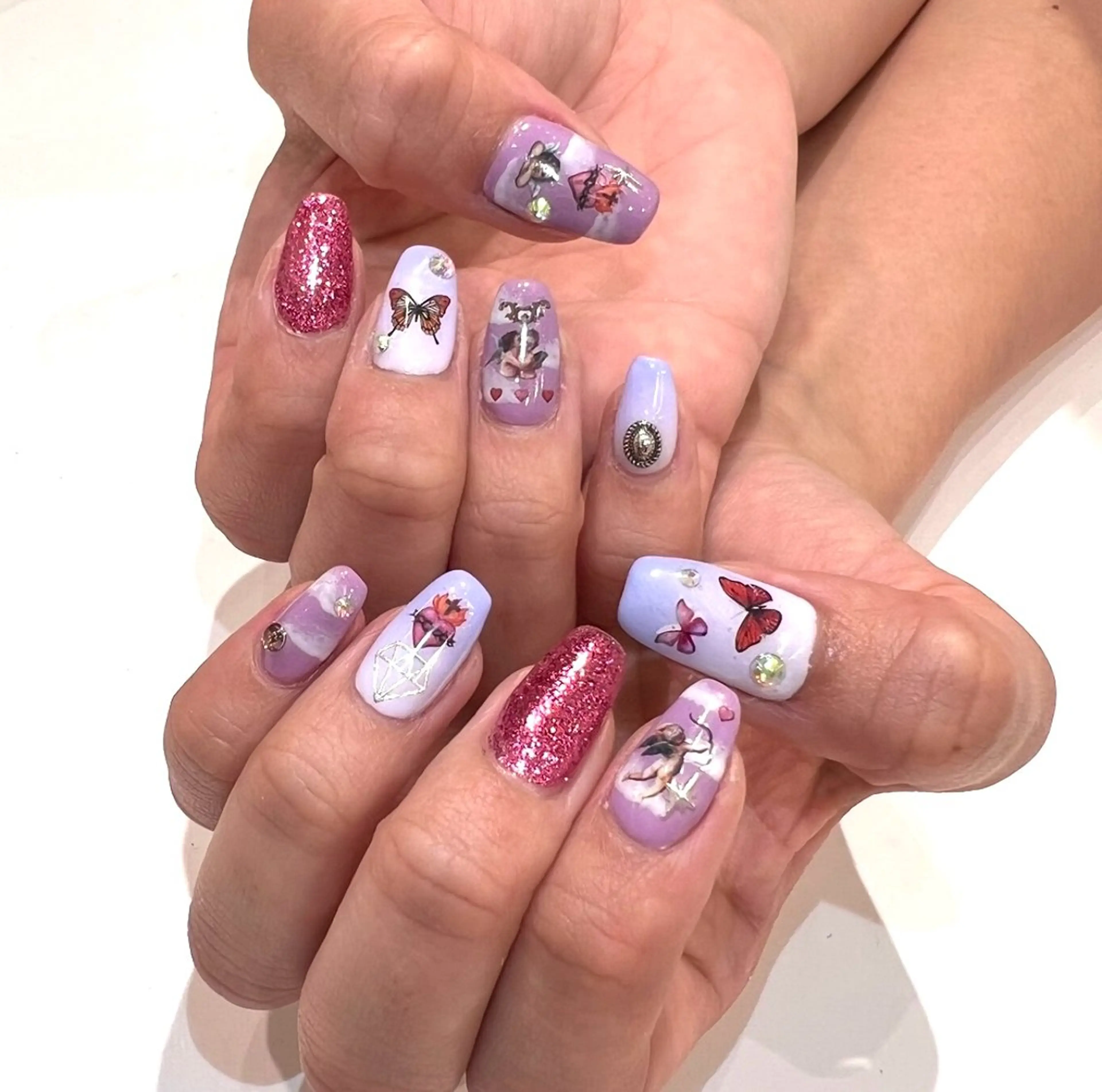 ネイル ハンドネイル AURORA eyelash&nail salon アメ村店所属・🌏AURORA | RiRi🪐のネイルデザイン