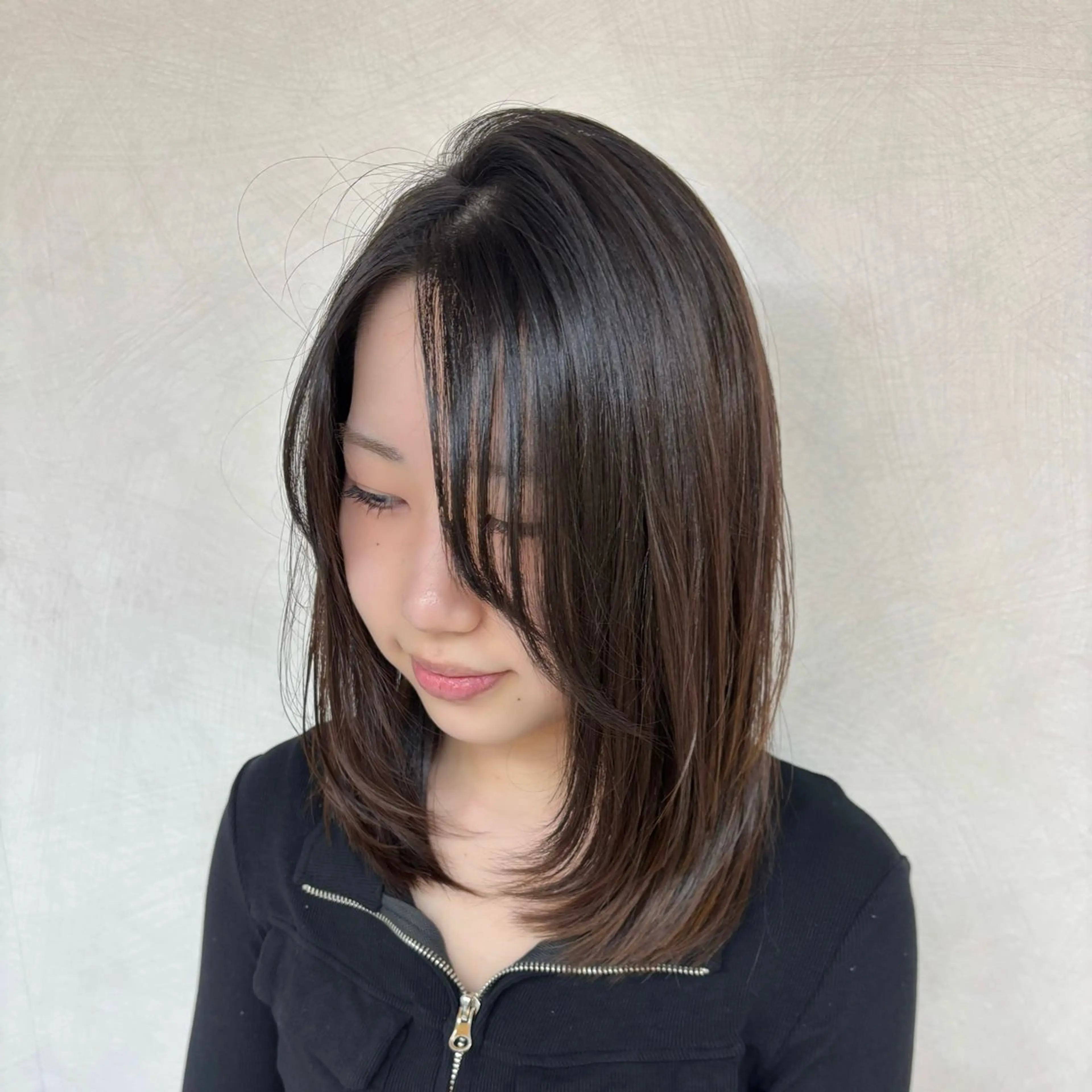 ミディアム レイヤーカット/ボブ /nene🍥⋆*のヘアスタイル