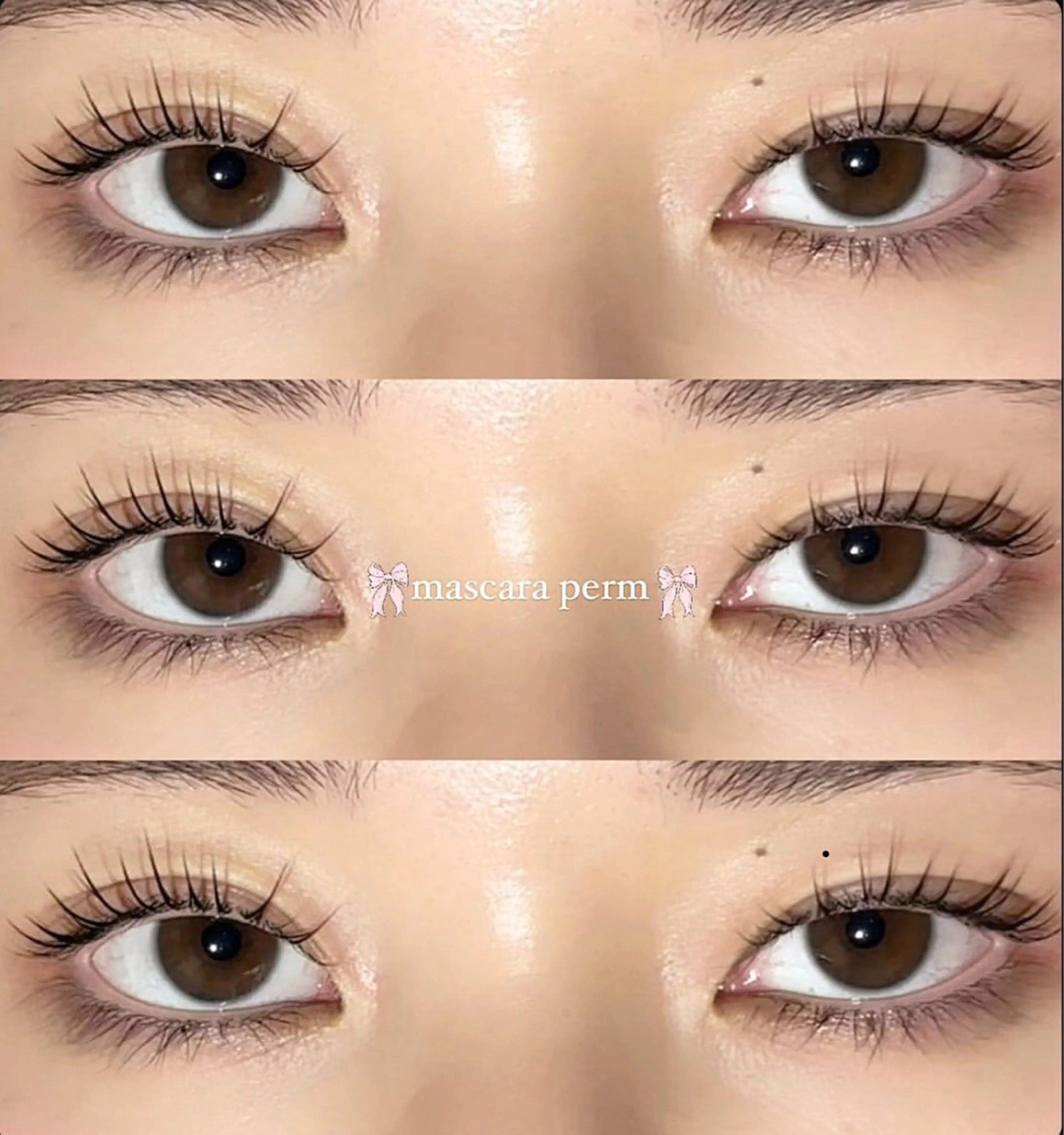 マツエク・マツパ フラットラッシュ まつげパーマ 下まつげエクステ 一重×まつ毛パーマ NORA senaのマツエク・マツパデザイン