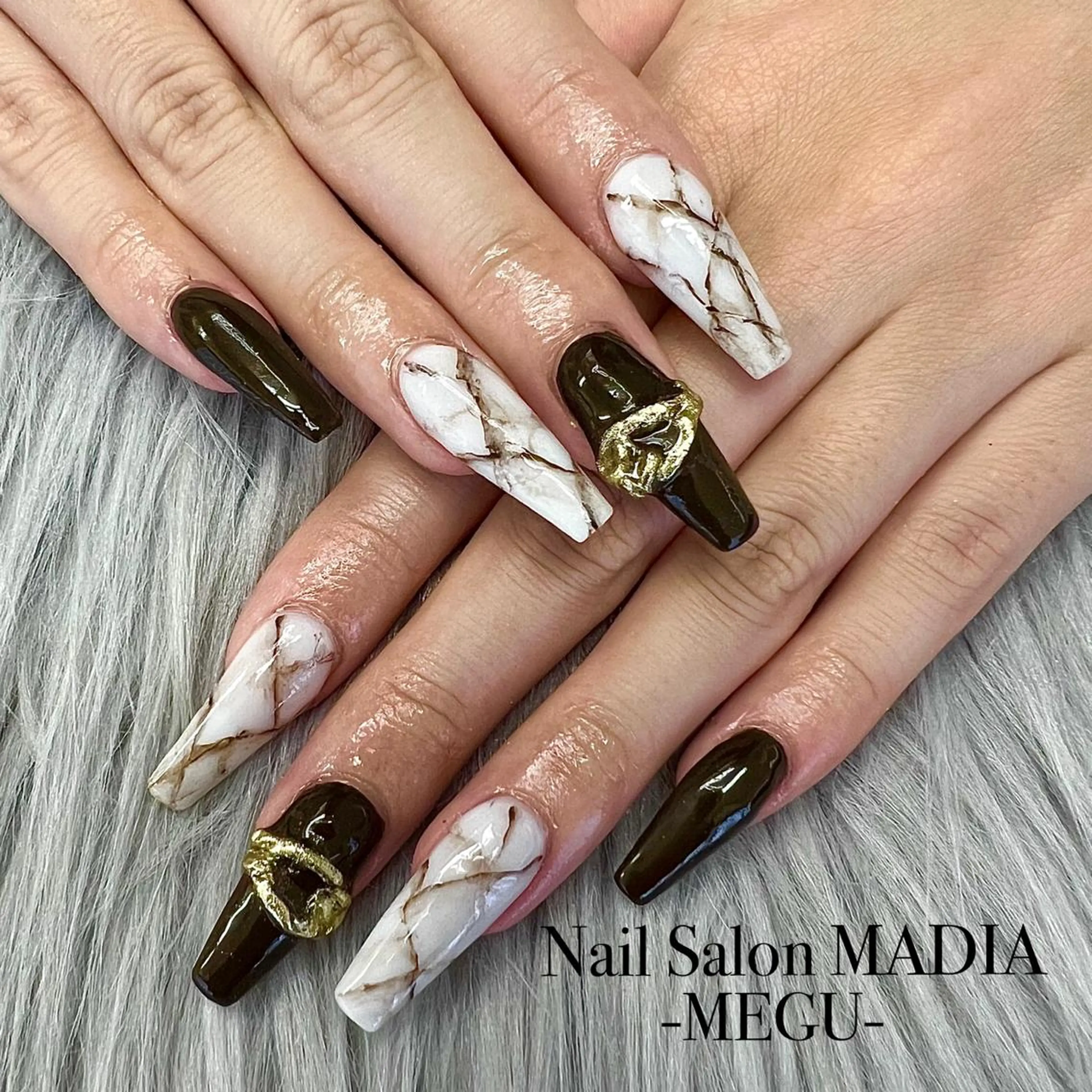 ネイル MADIA藤沢所属・MADIA MEGUのネイルデザイン