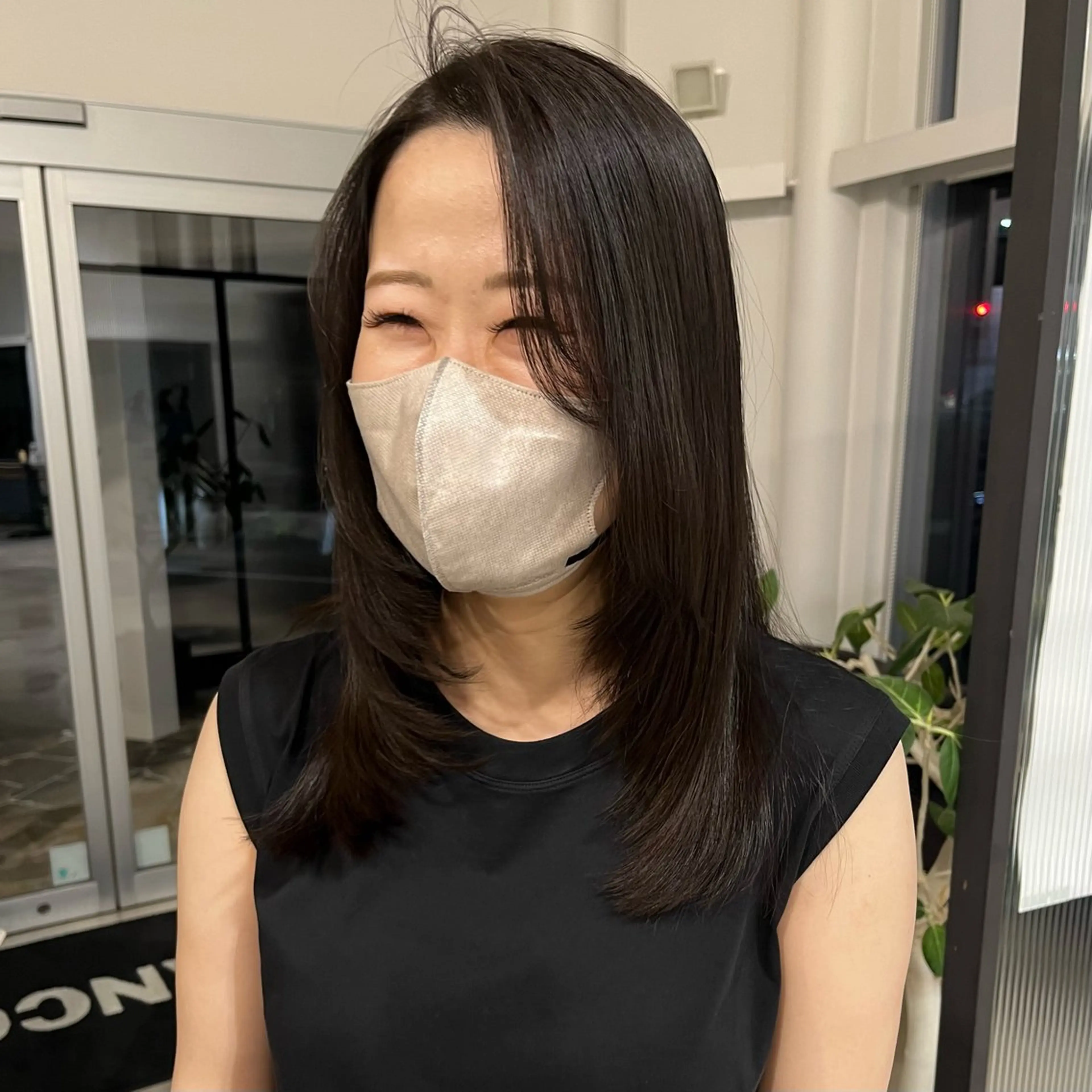 セミロング カラー パーマ/レディース カット/伊藤萌のヘアスタイル