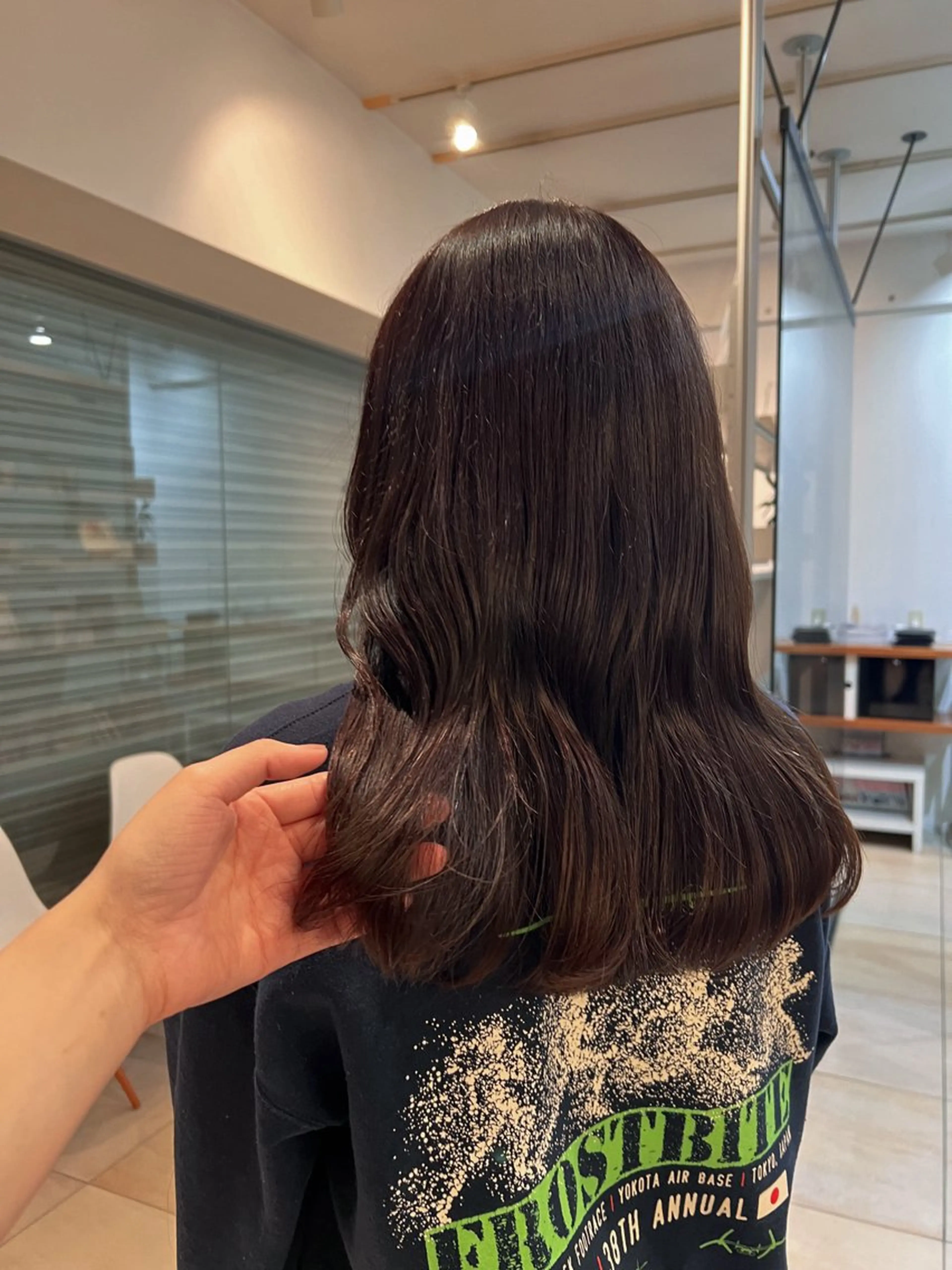 カラー リリカ🐈‍⬛ブリー チカラー/上永谷のヘアスタイル