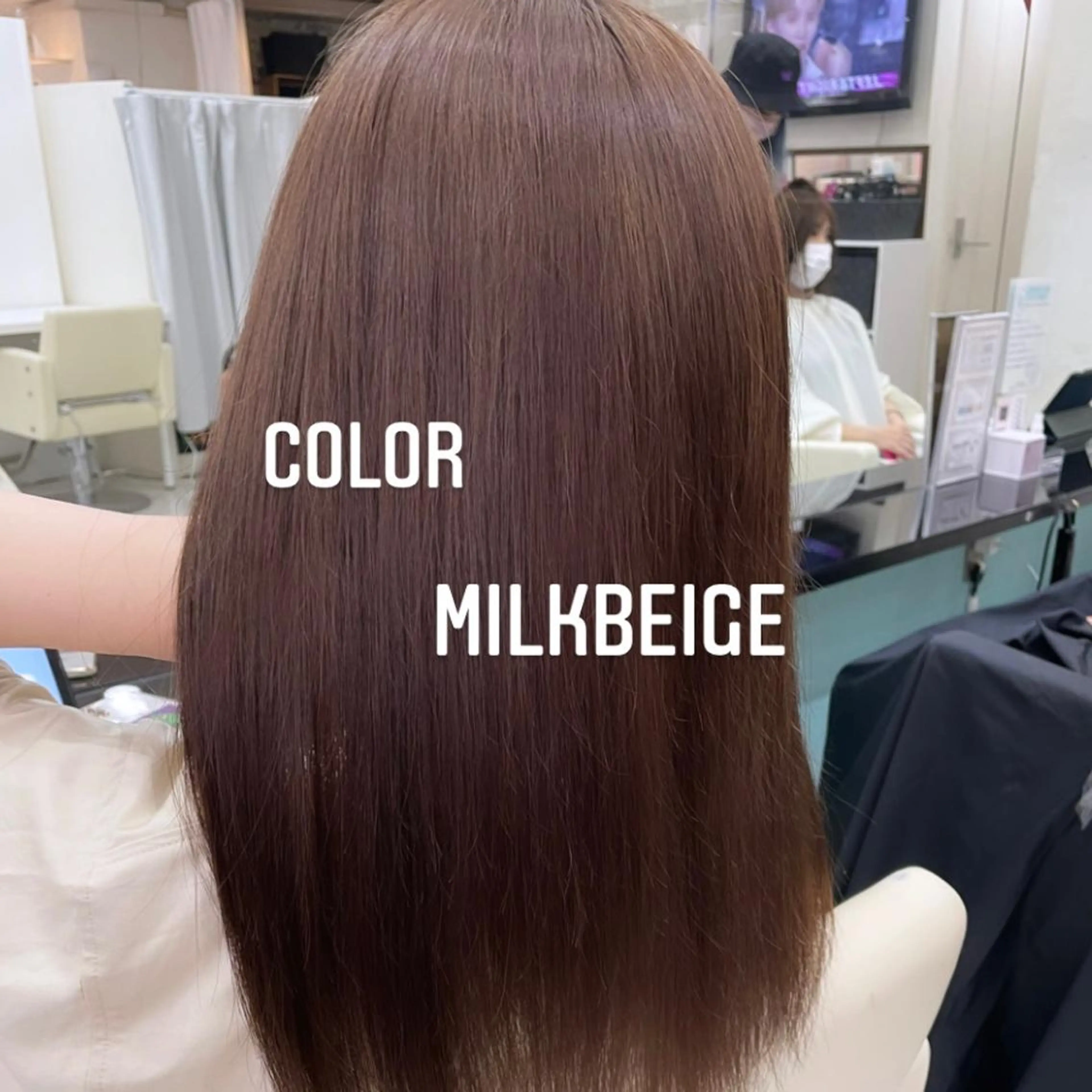 セミロング カラー ヘアカラー トリートメント エクステ🩵ブリーチ 韓国ヘア🩵KAEのヘアスタイル