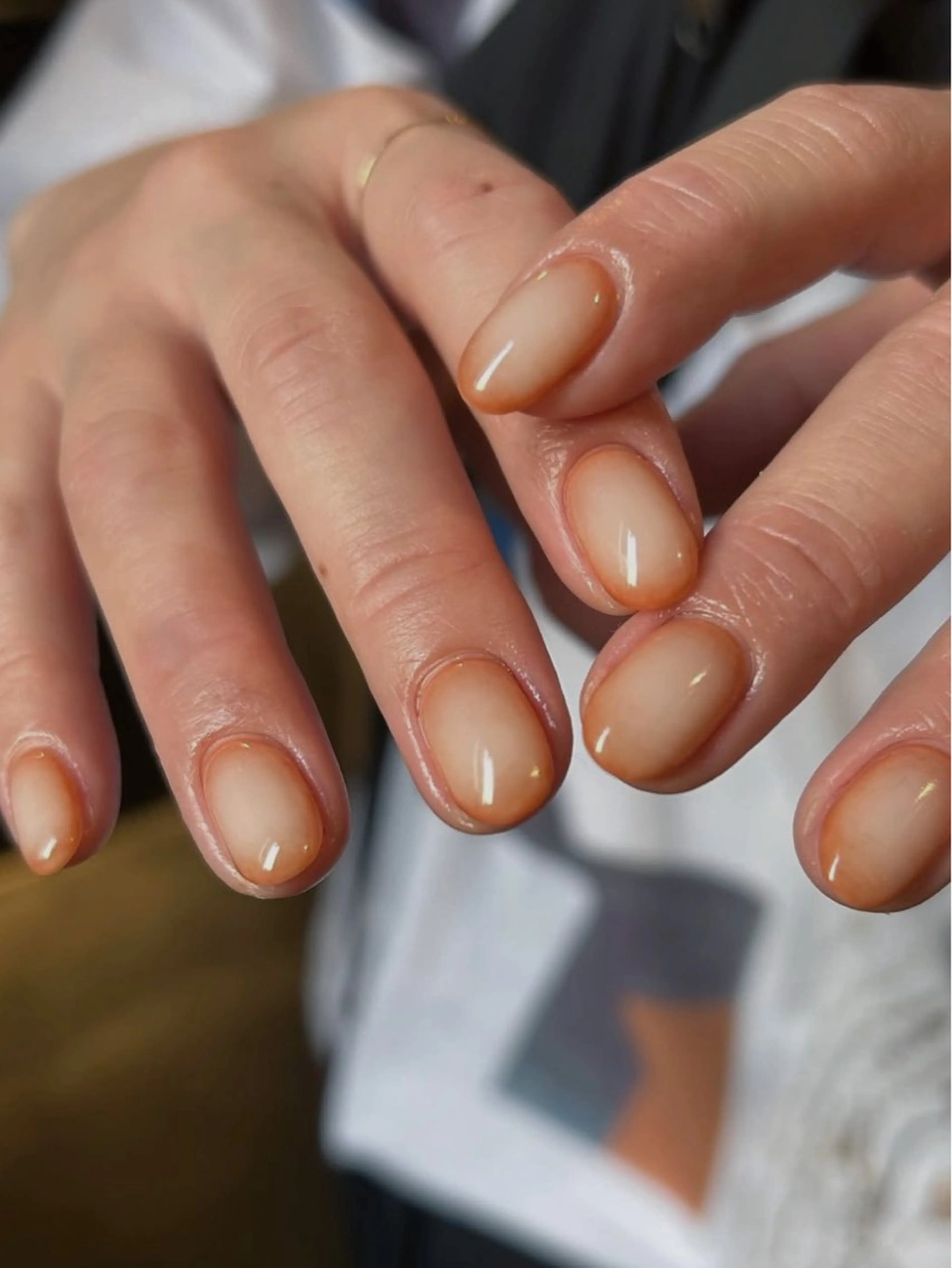 ネイル アートネイル 韓国ネイル ニュアンスネイル ぷっくりネイル talo .のネイルデザイン