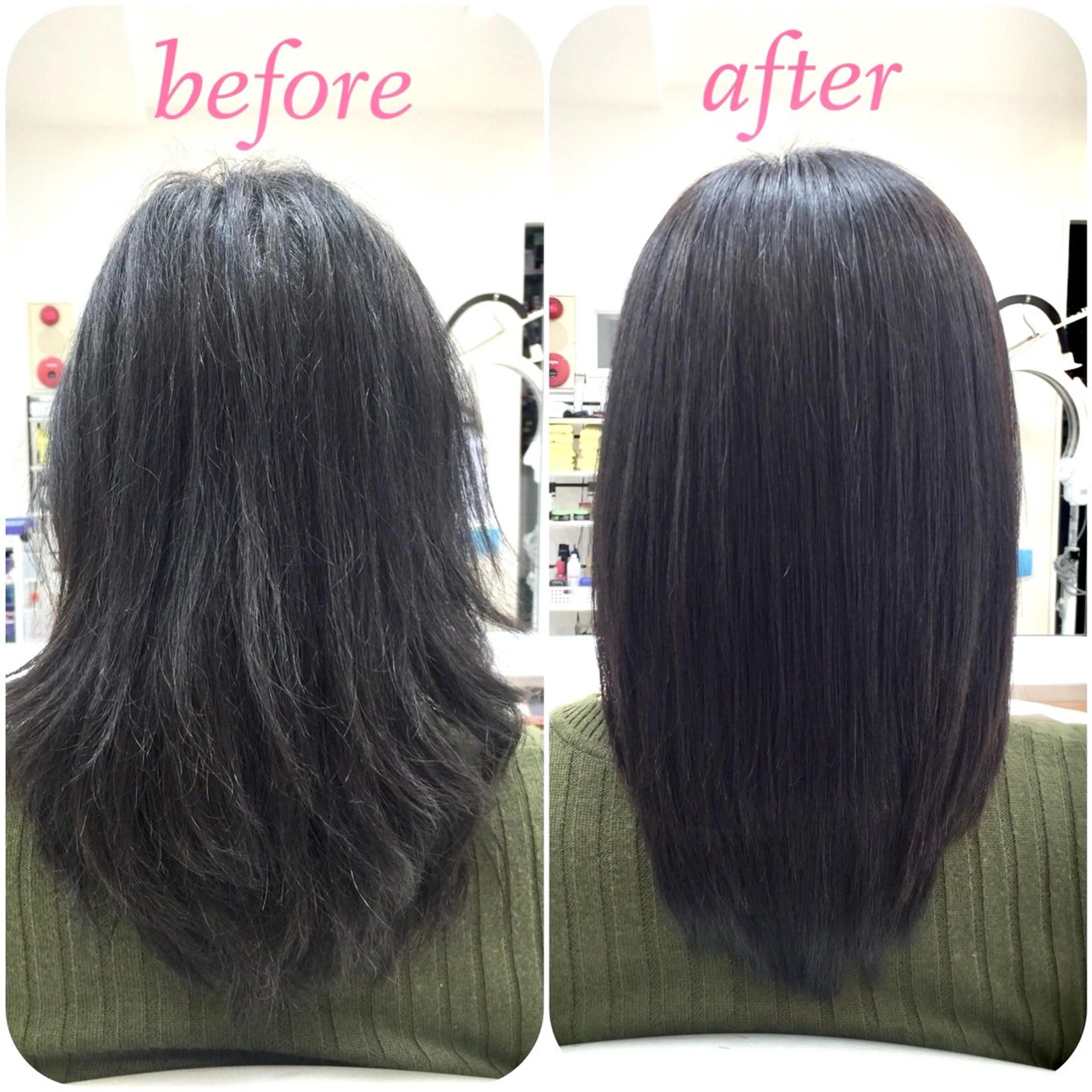 セミロング かしわや かなえのヘアスタイル