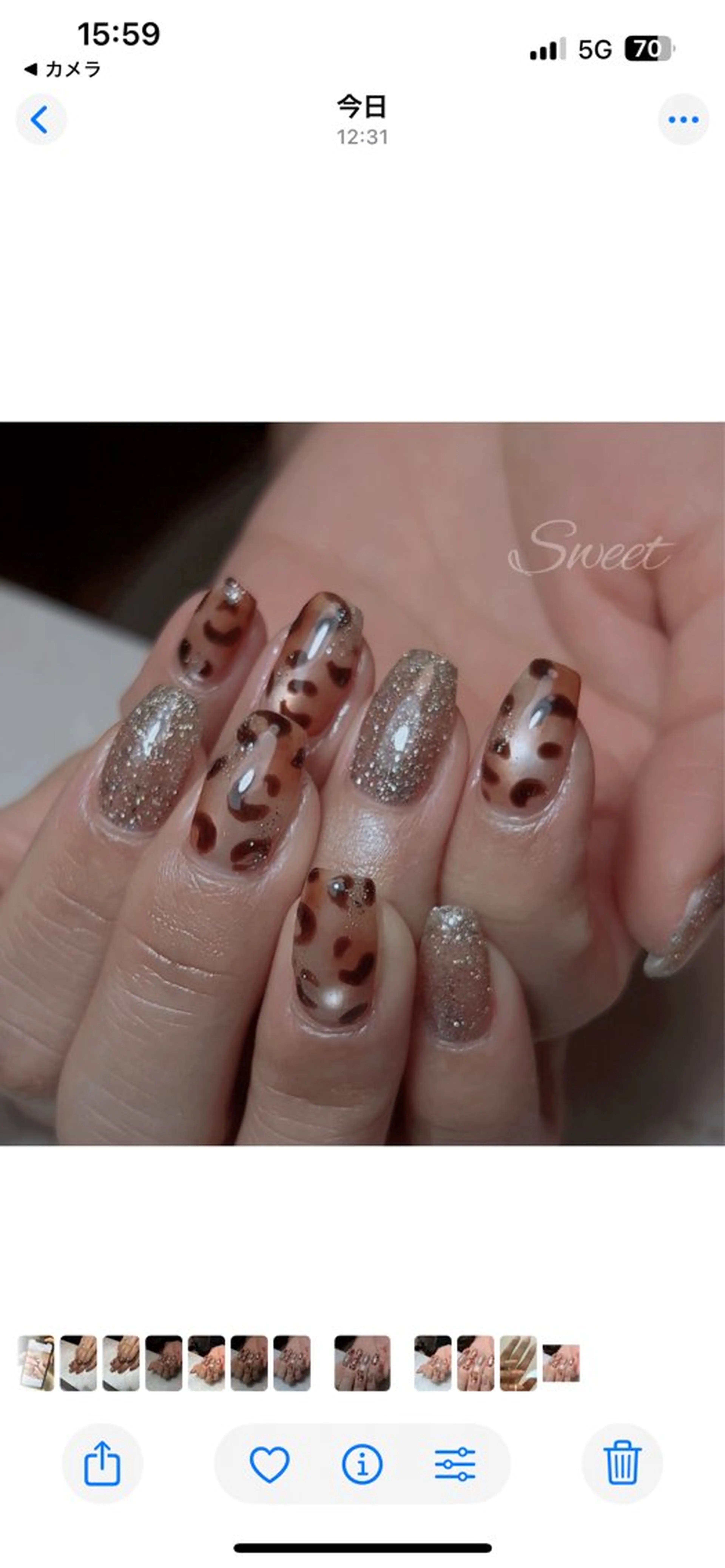 ネイル ハンドネイル sweet 仲野陽子のネイルデザイン